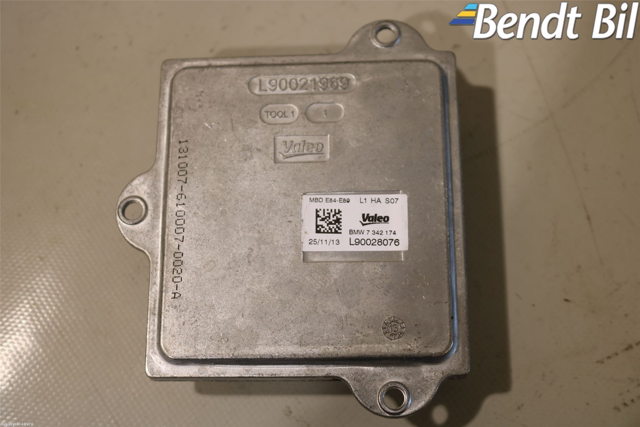 BMW X1 E84 10-15 Styrenhet Strålkastare