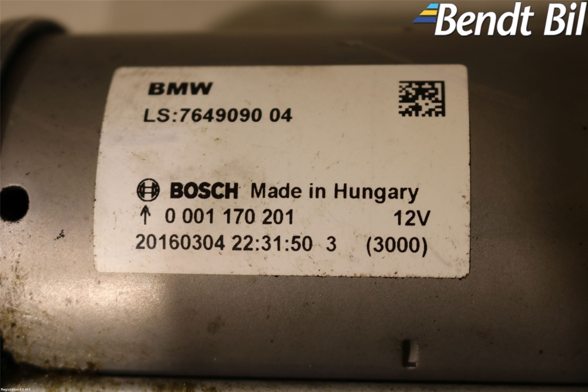 Mini ONE/COOPER 5DR F55 14-24 Startmotor