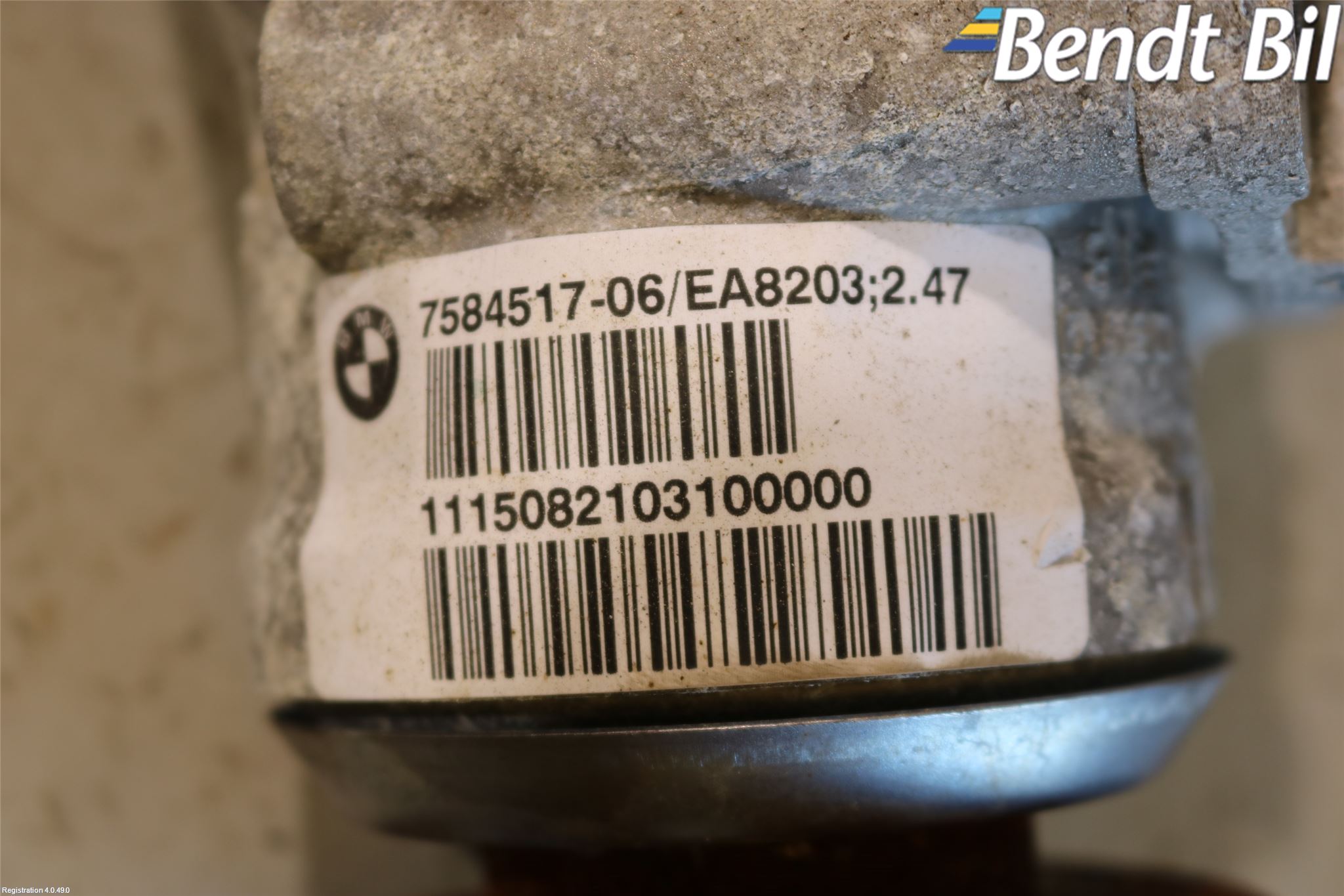 BMW 5 F10/F11/F18 09-17 Framvagn Diffrential