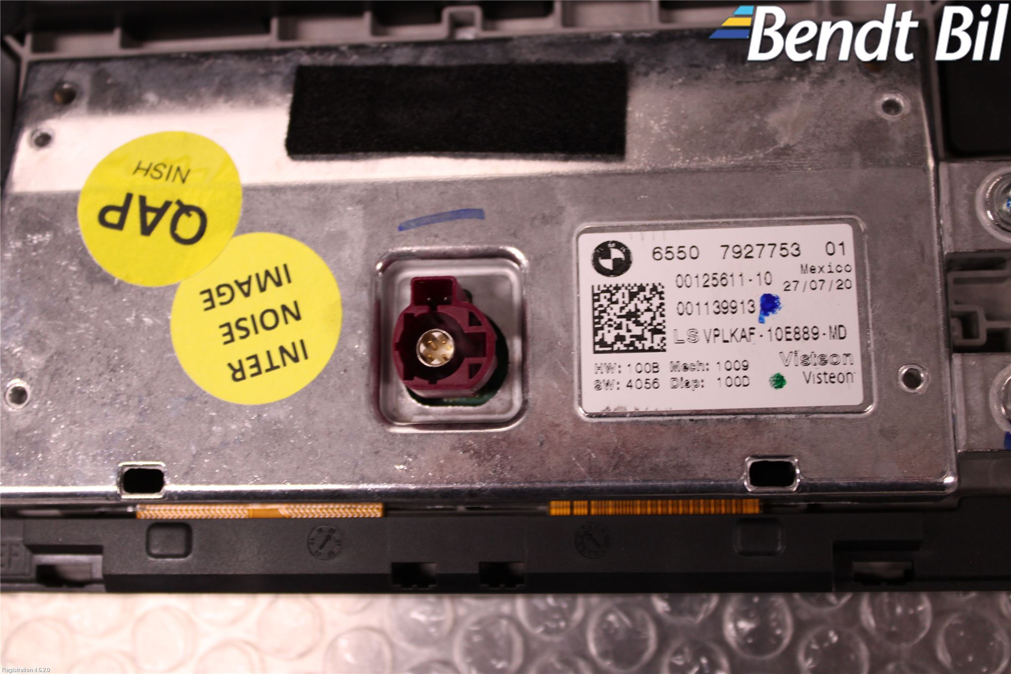 BMW 3 G20/G21/G80/G81 19- Bildskärm