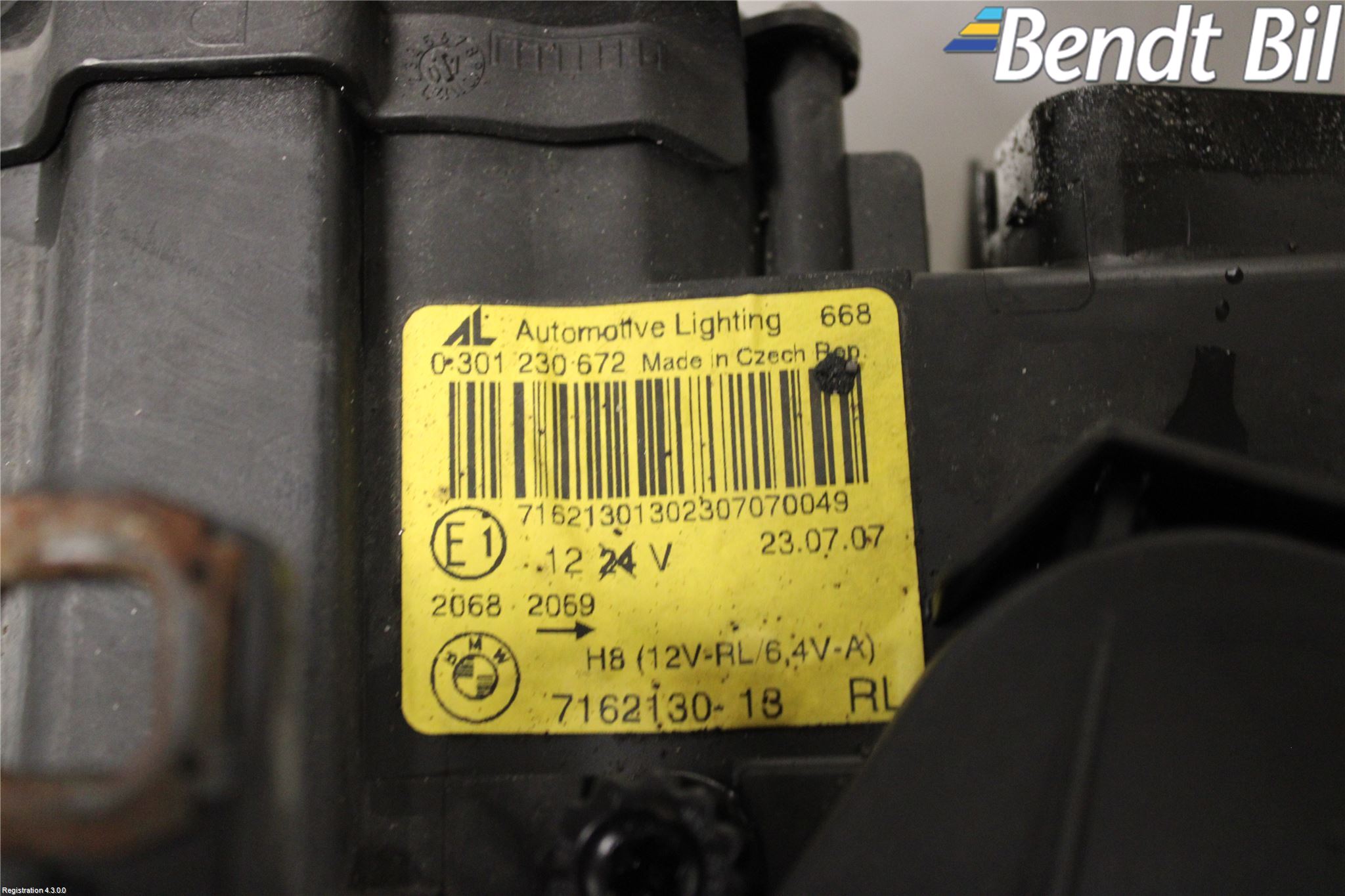 BMW 3 E92/93 Coupé/Cab 05-14 Strålkastare Höger