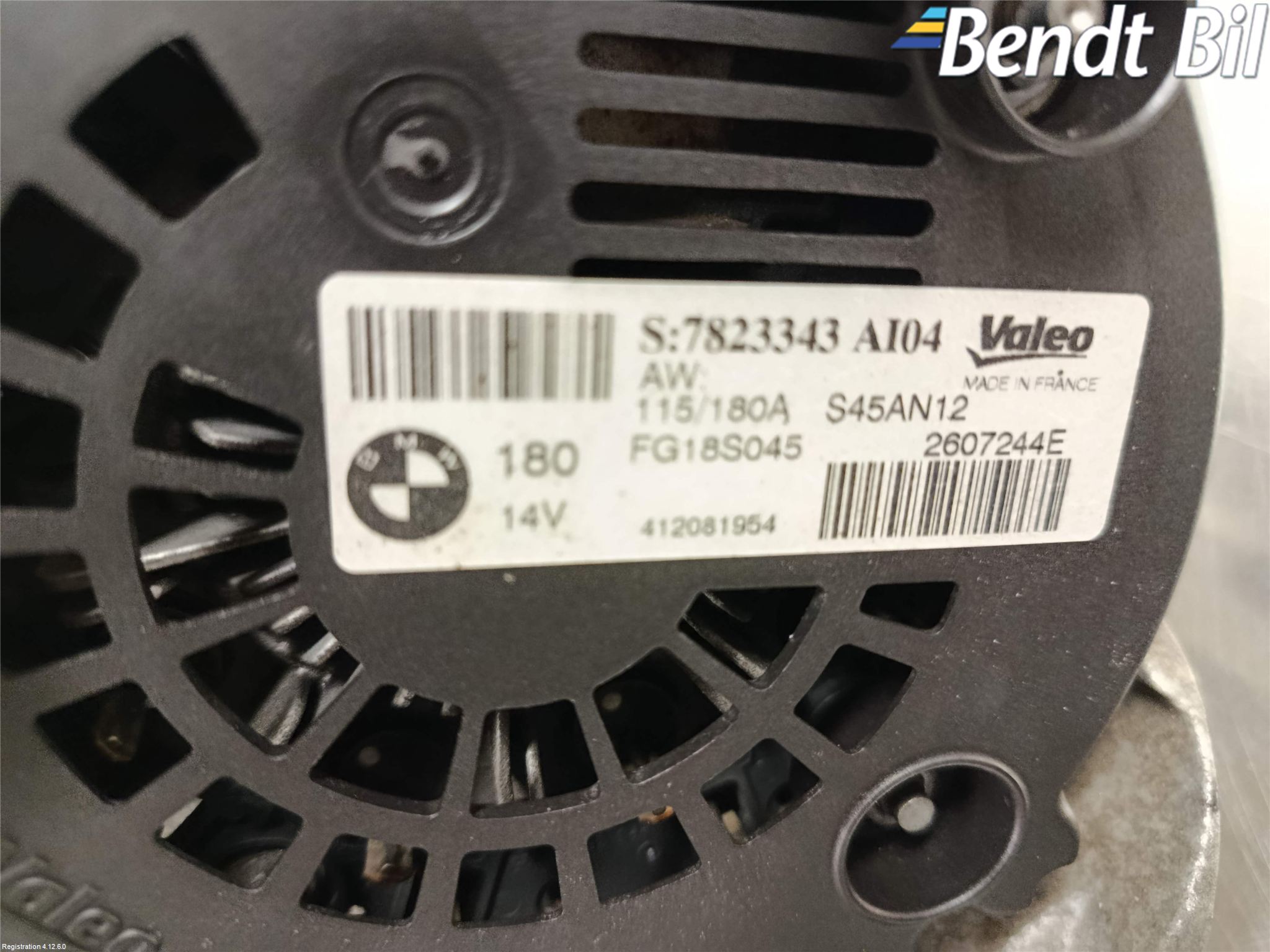 BMW 5 G30/G31/F90 17-23 Generator