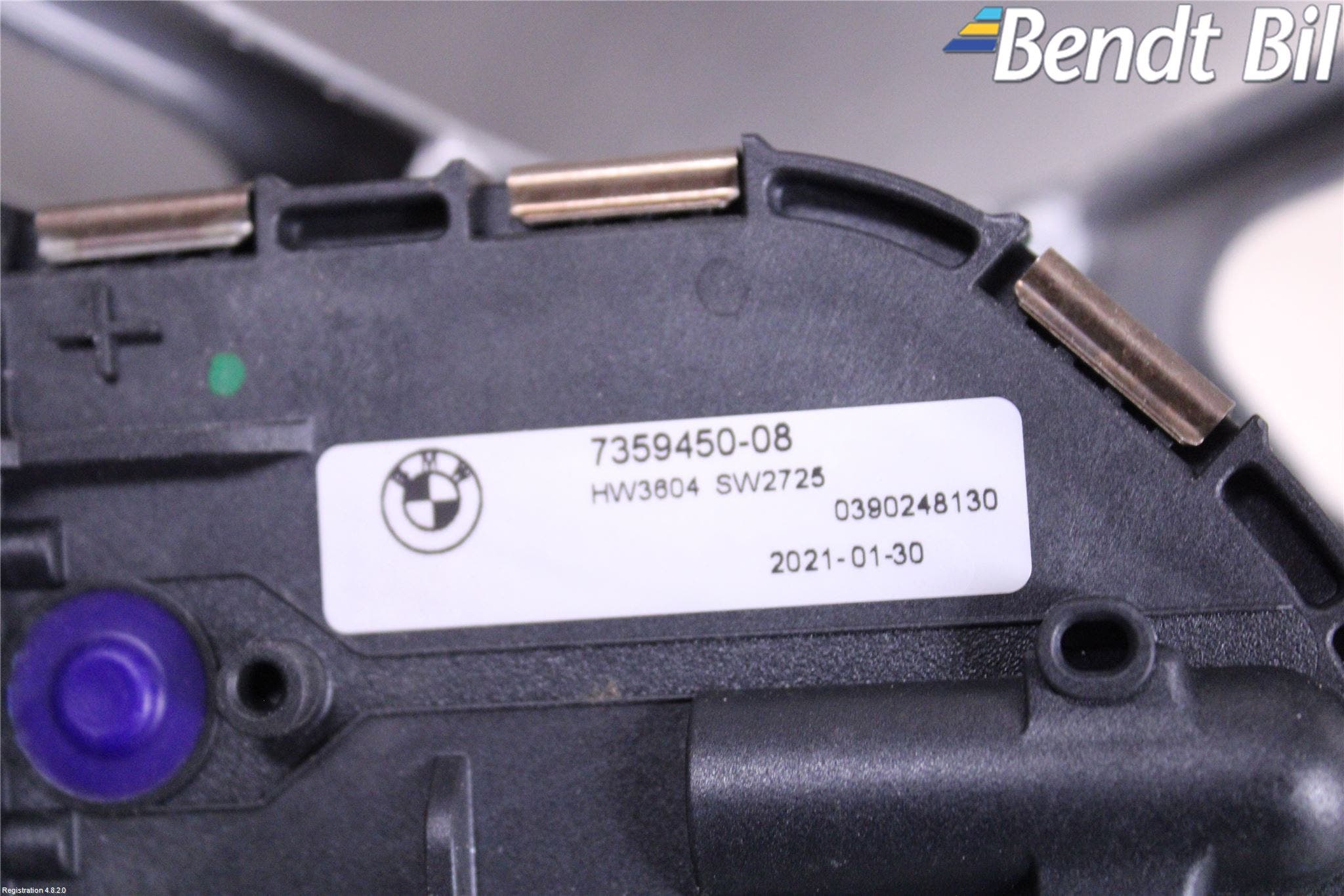BMW i3 I01 13-22 Torkarmotor Vindruta