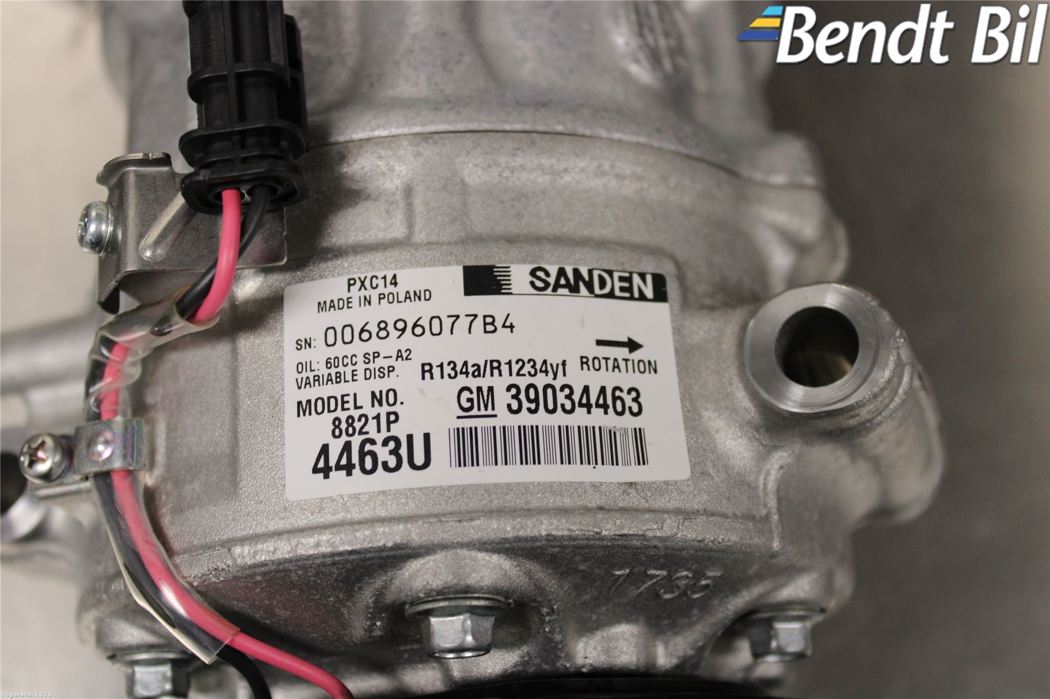 Opel ASTRA K 16-22 Ac Kompressor