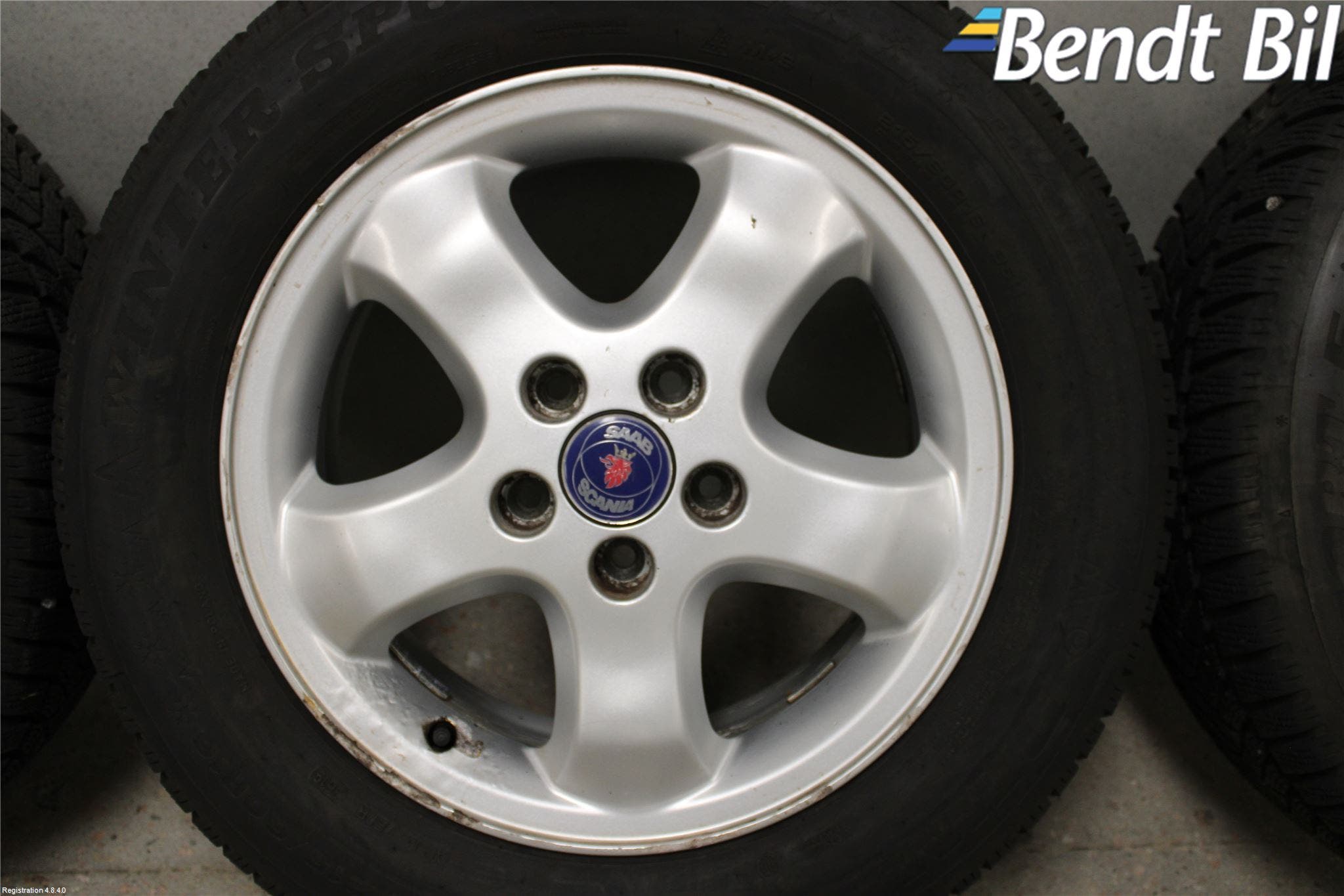 Saab 9-5 -05 Vinterdäck Alumfälg 4St