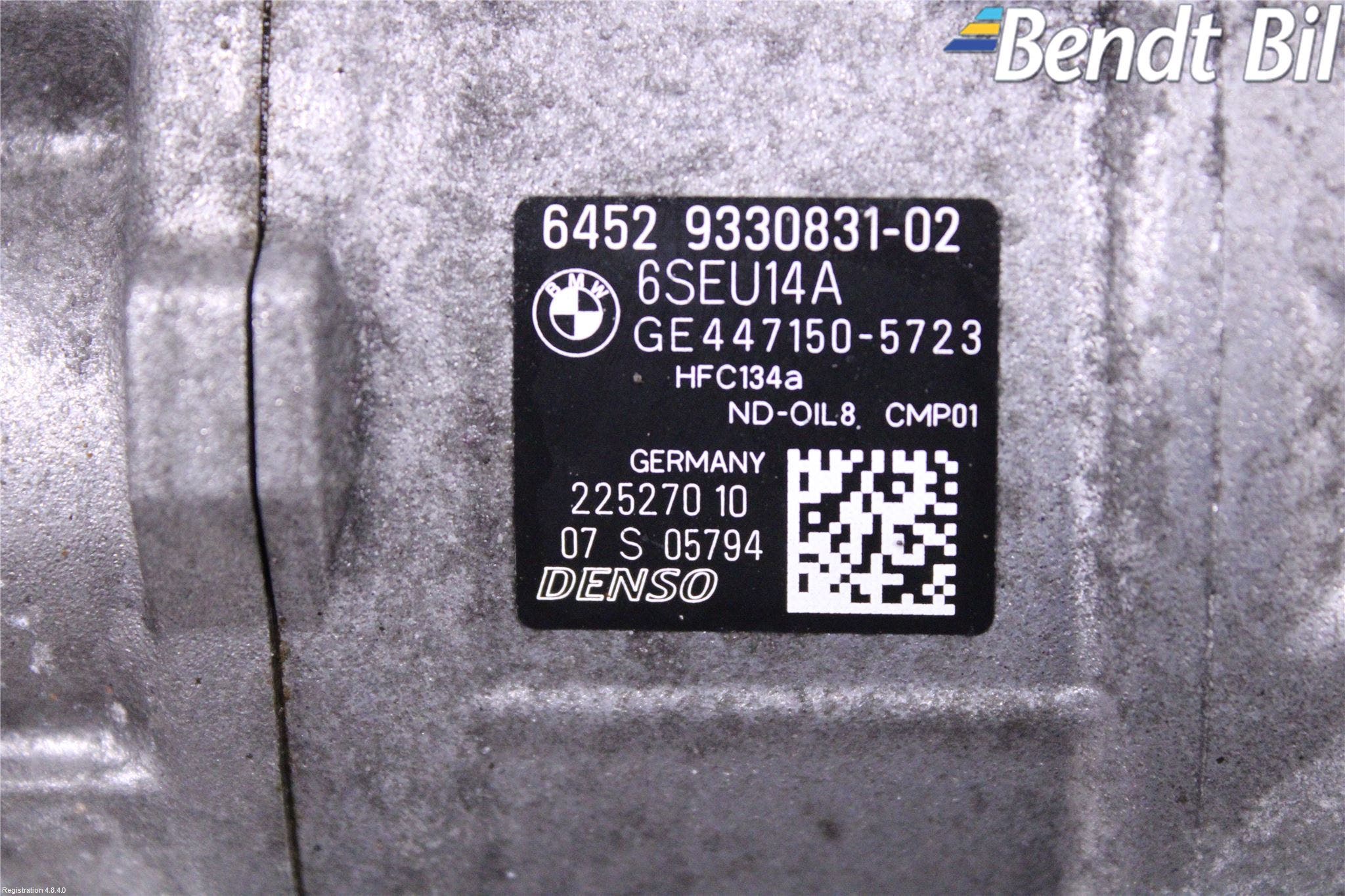 BMW 4 F32/F33/F82/F83 13-20 Ac Kompressor