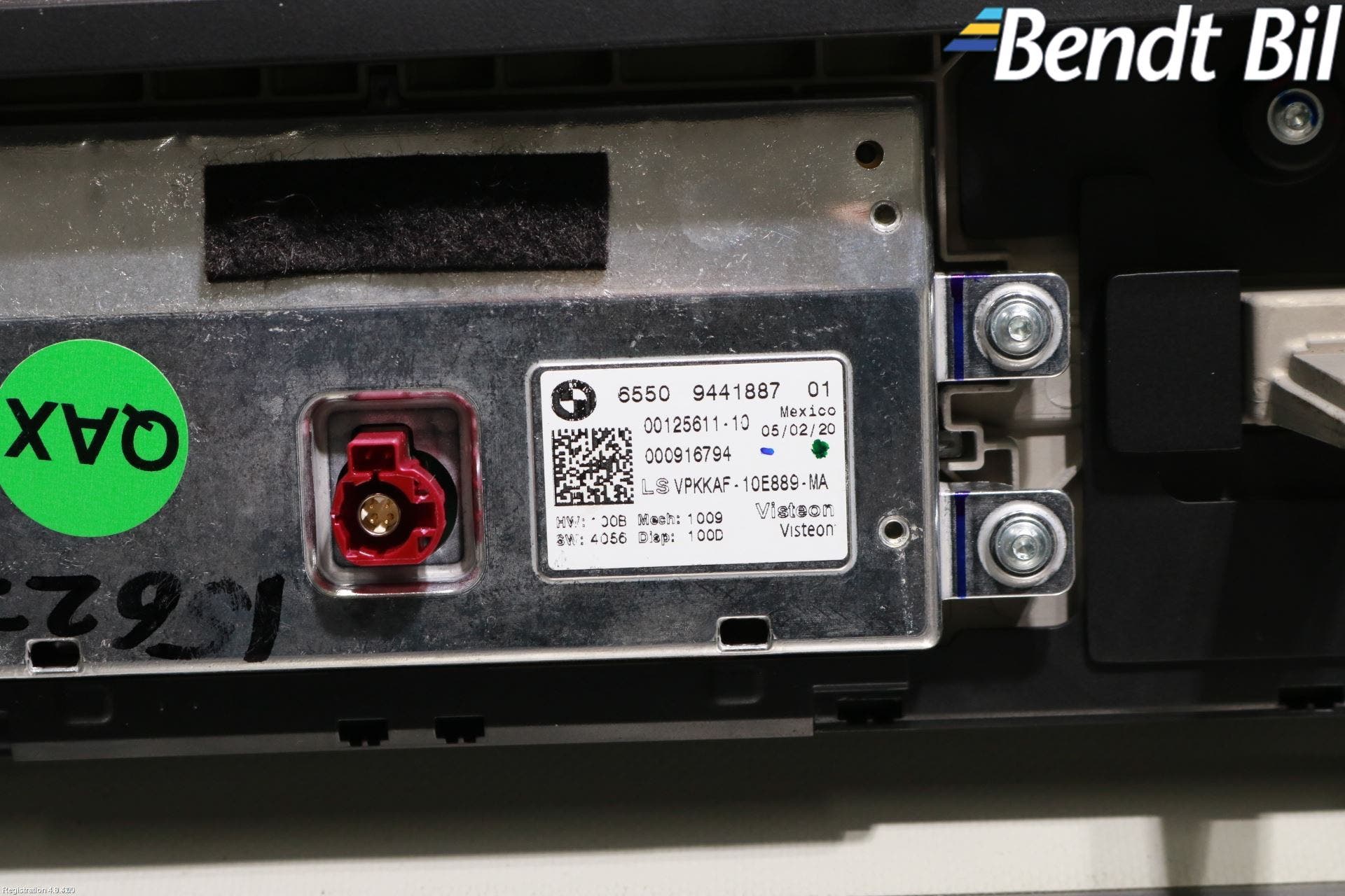 BMW 3 G20/G21/G80/G81 19- Bildskärm