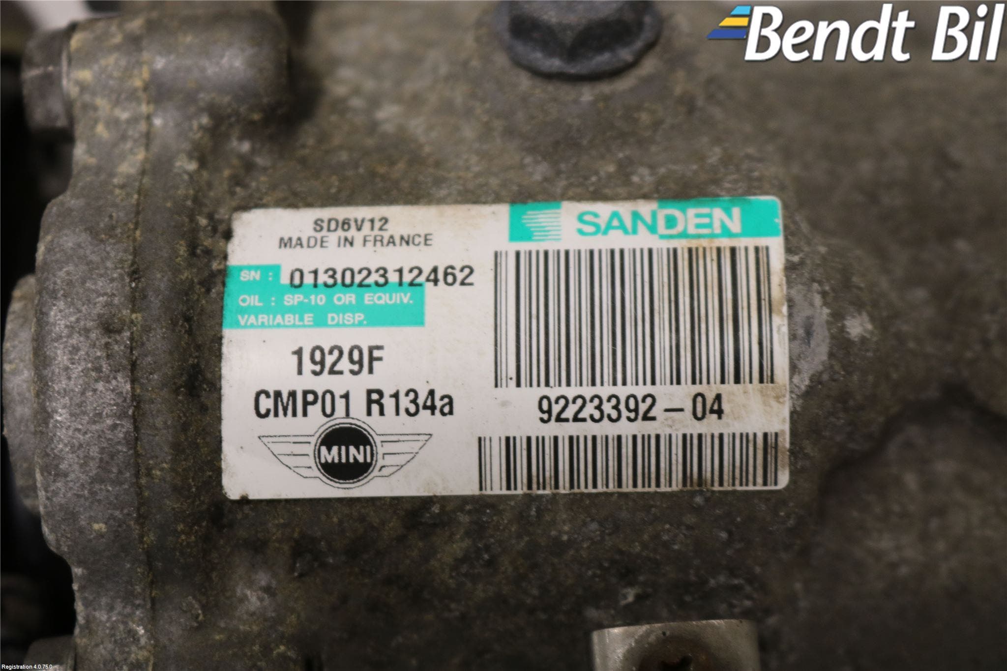 Mini COUNTRYMAN R60 11-16 Ac Kompressor