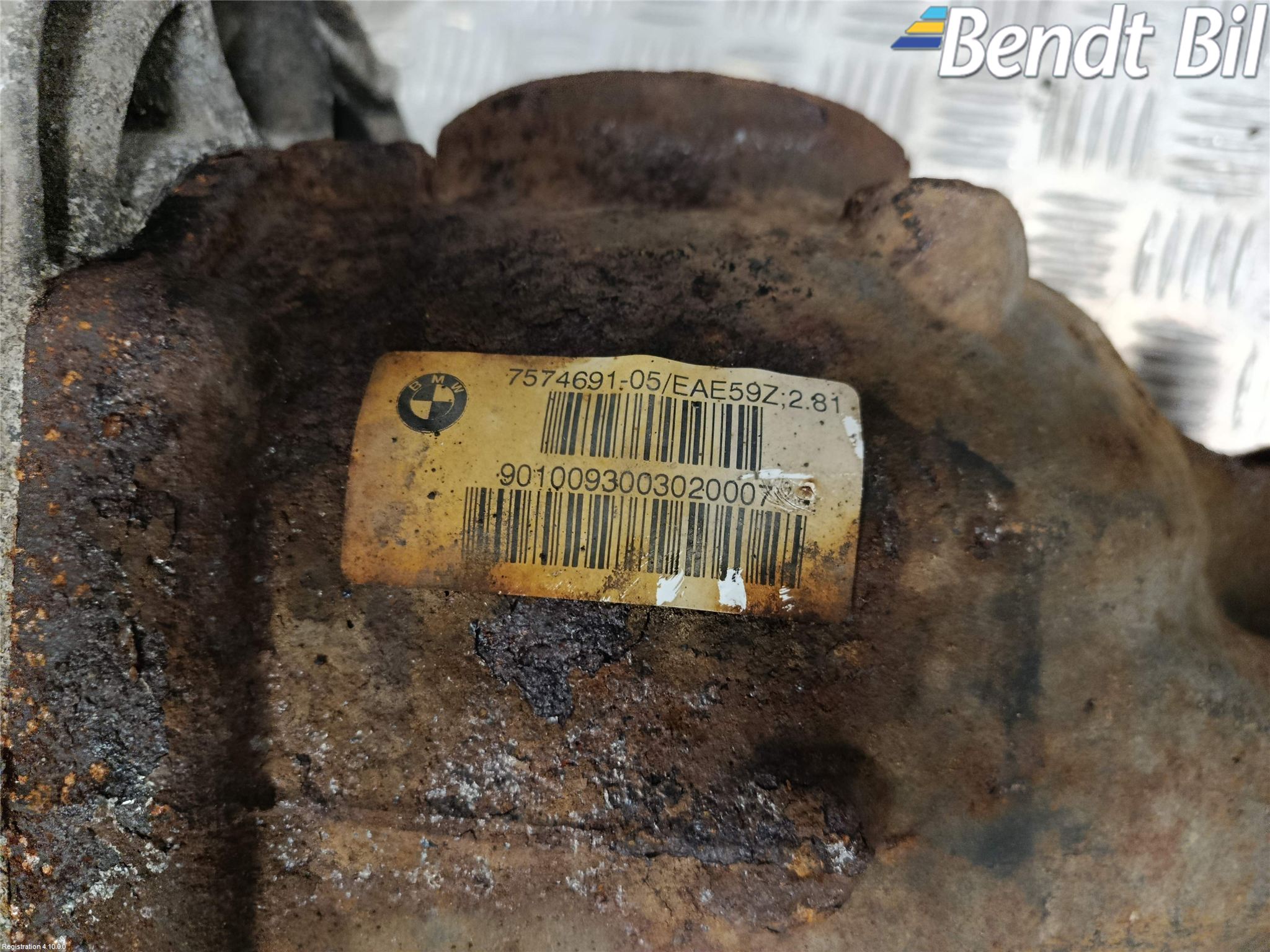 BMW 7 F01/02/03/04 09-15 Bakväxel-Diff