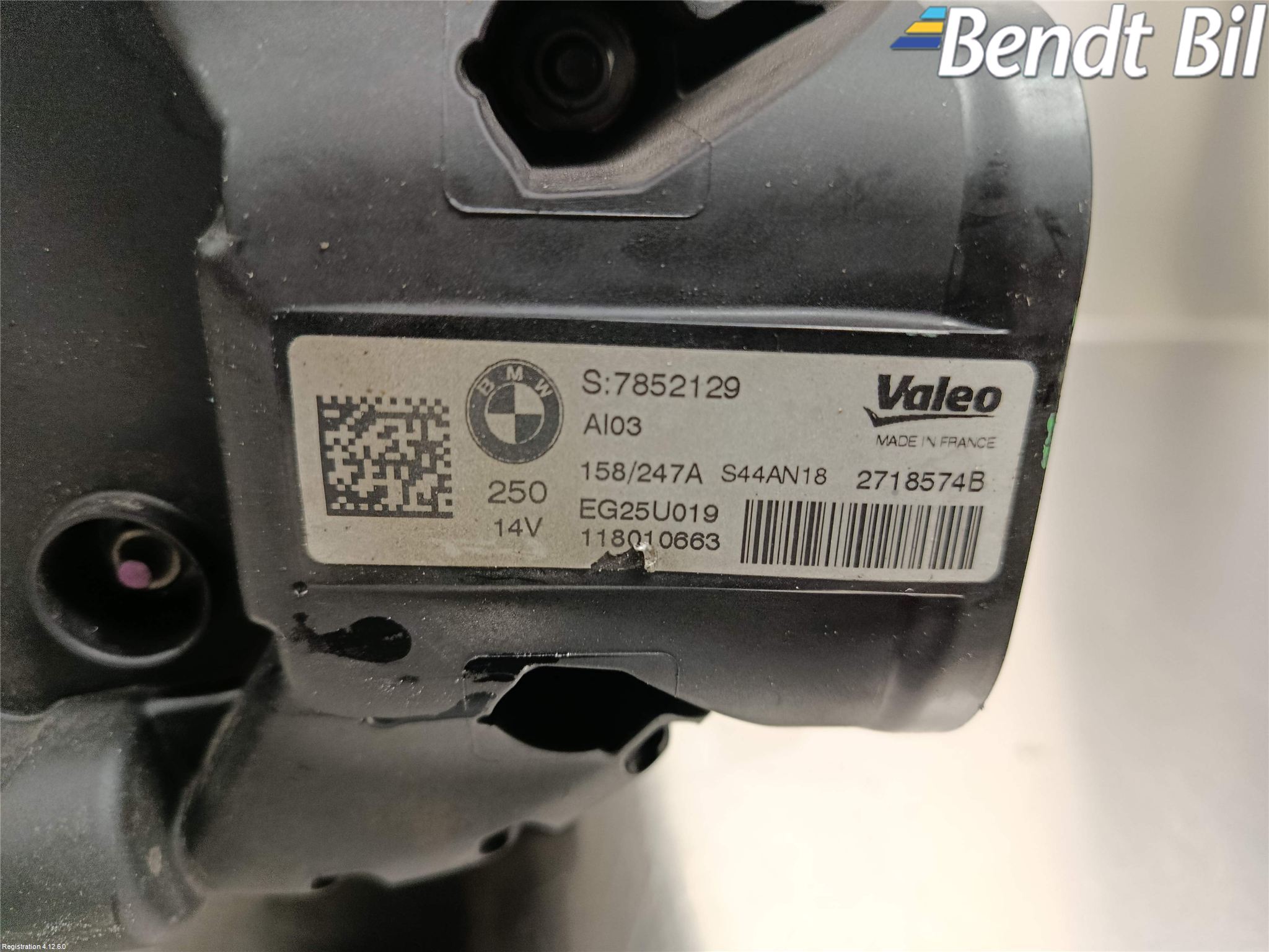 BMW 5 G30/G31/F90 17-23 Generator