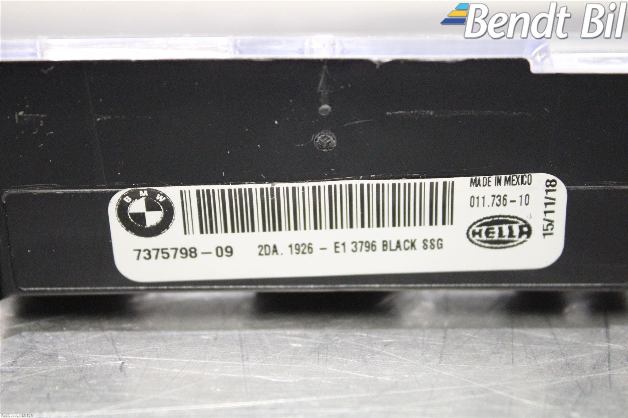 BMW X6 F16 14-19 Bromsljus Bakruta