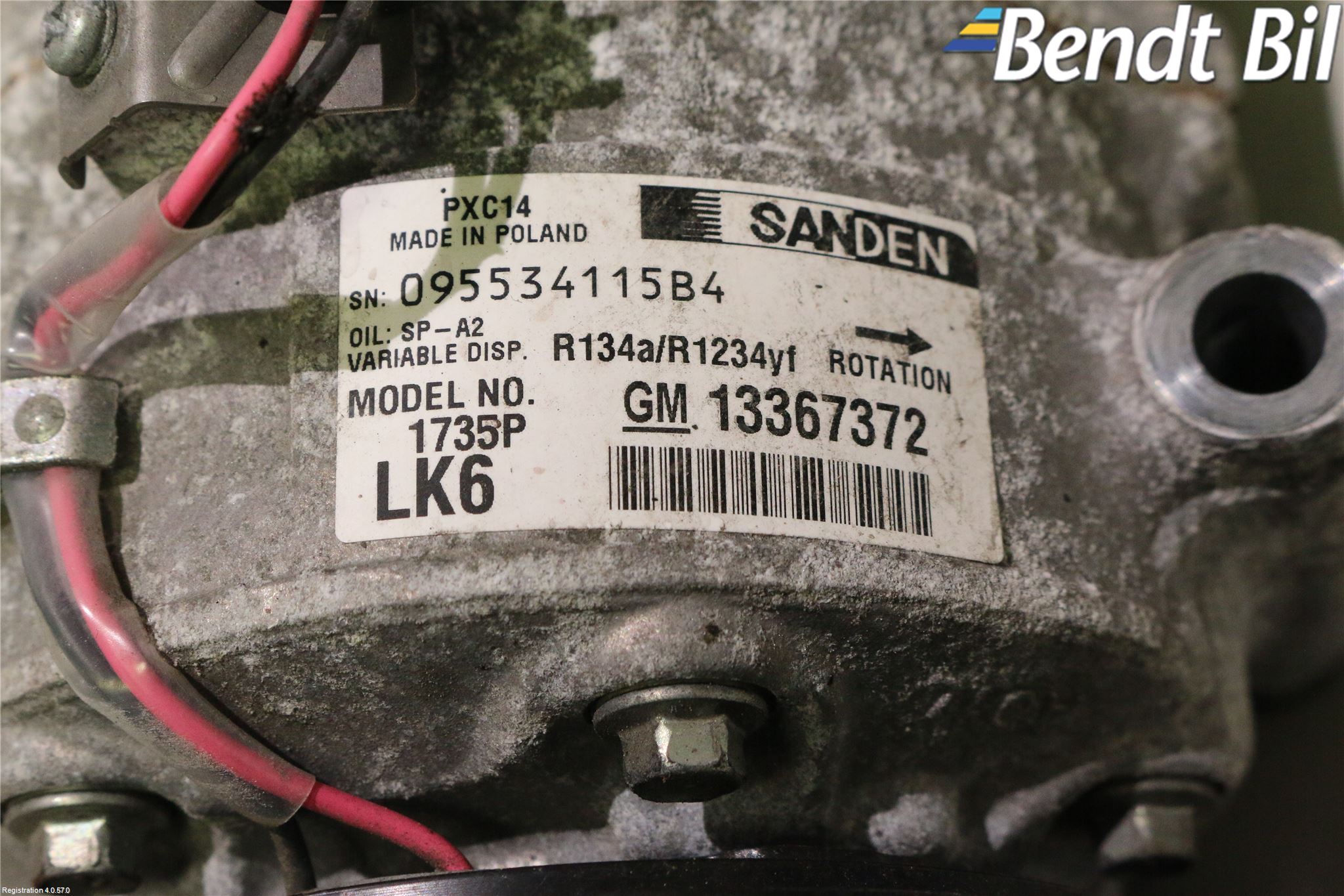 Opel ASTRA K 16-22 Ac Kompressor