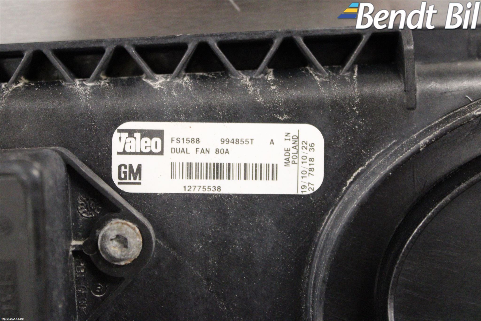 Saab 9-3 VER2/VER3 08-15 Kylfläkt El