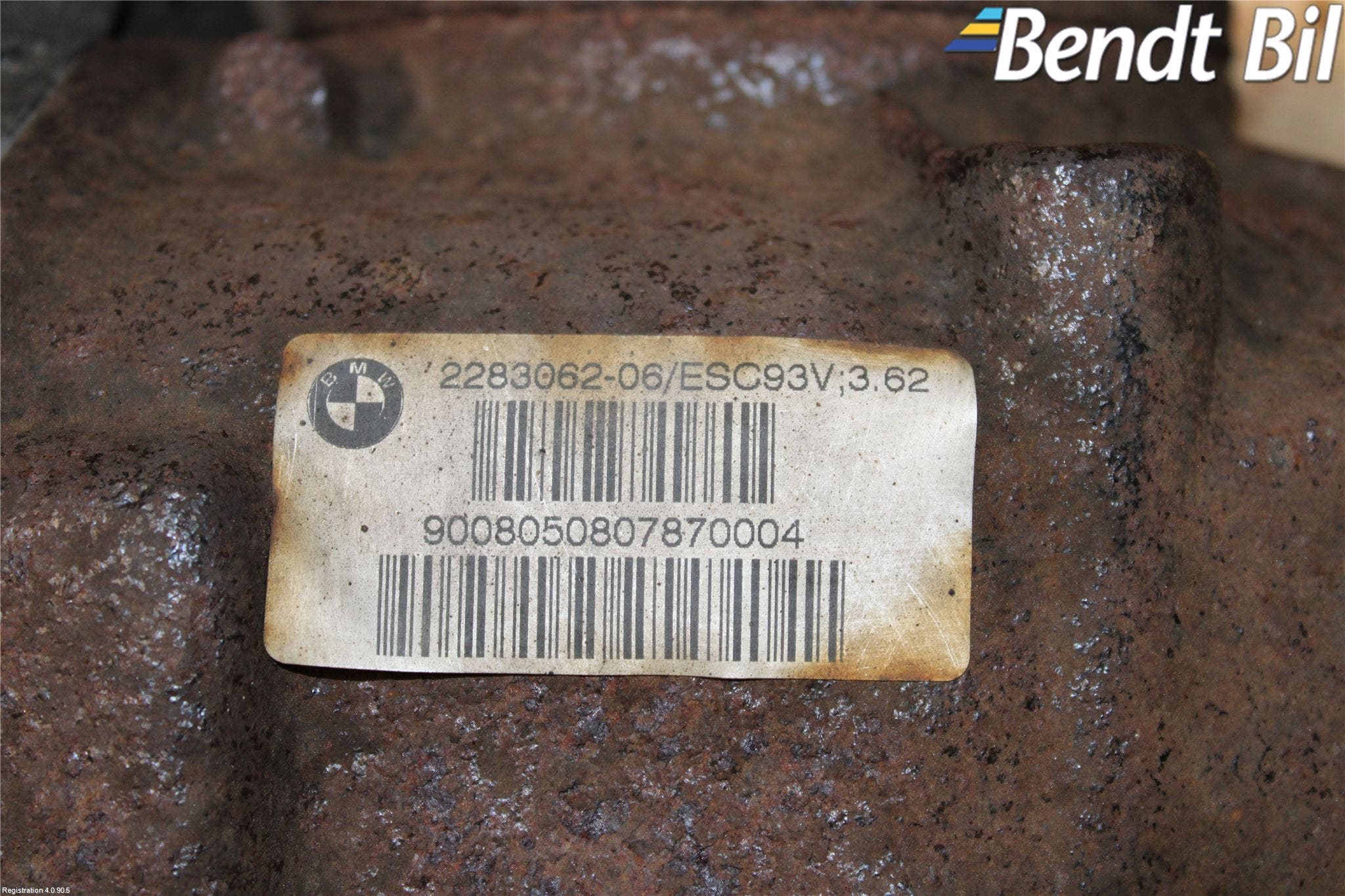 BMW 5 E60/61 Sed/Tou 02-10 Bakväxel-Diff