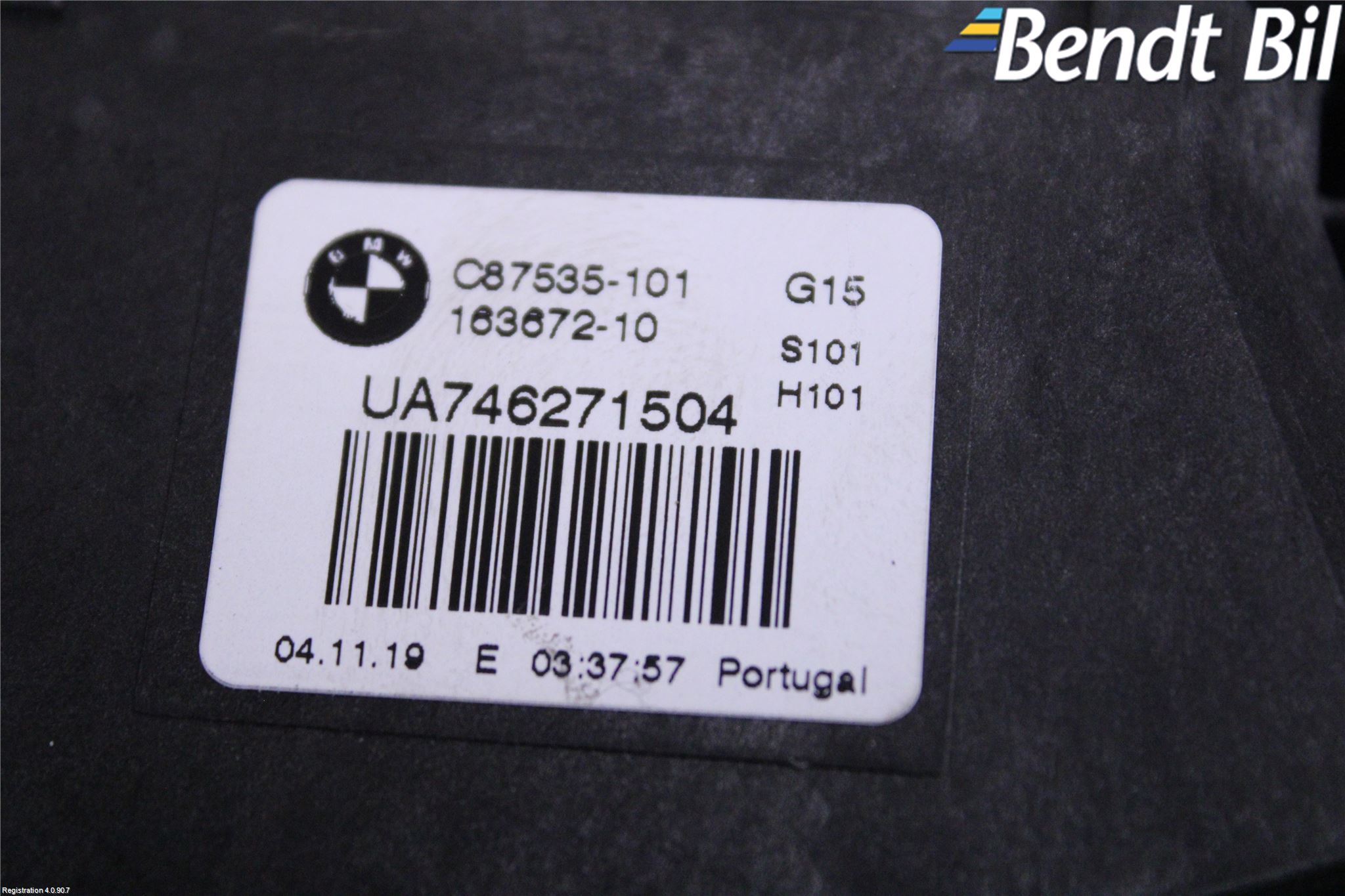 BMW 8 G14/G15/G16 18- Lås-Bakluckelås