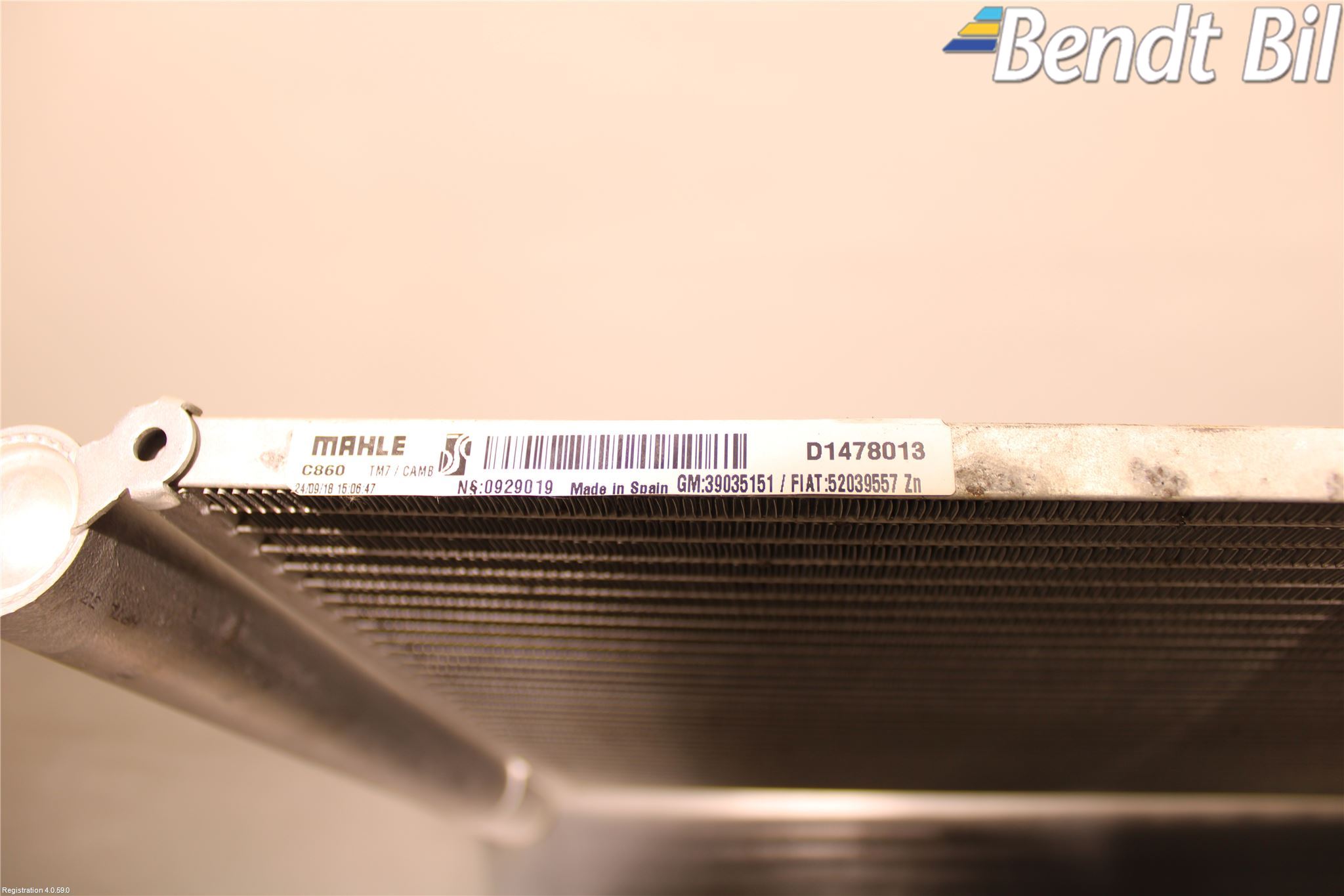 Opel CORSA E 15-19 Ac Kondensor-Kylare