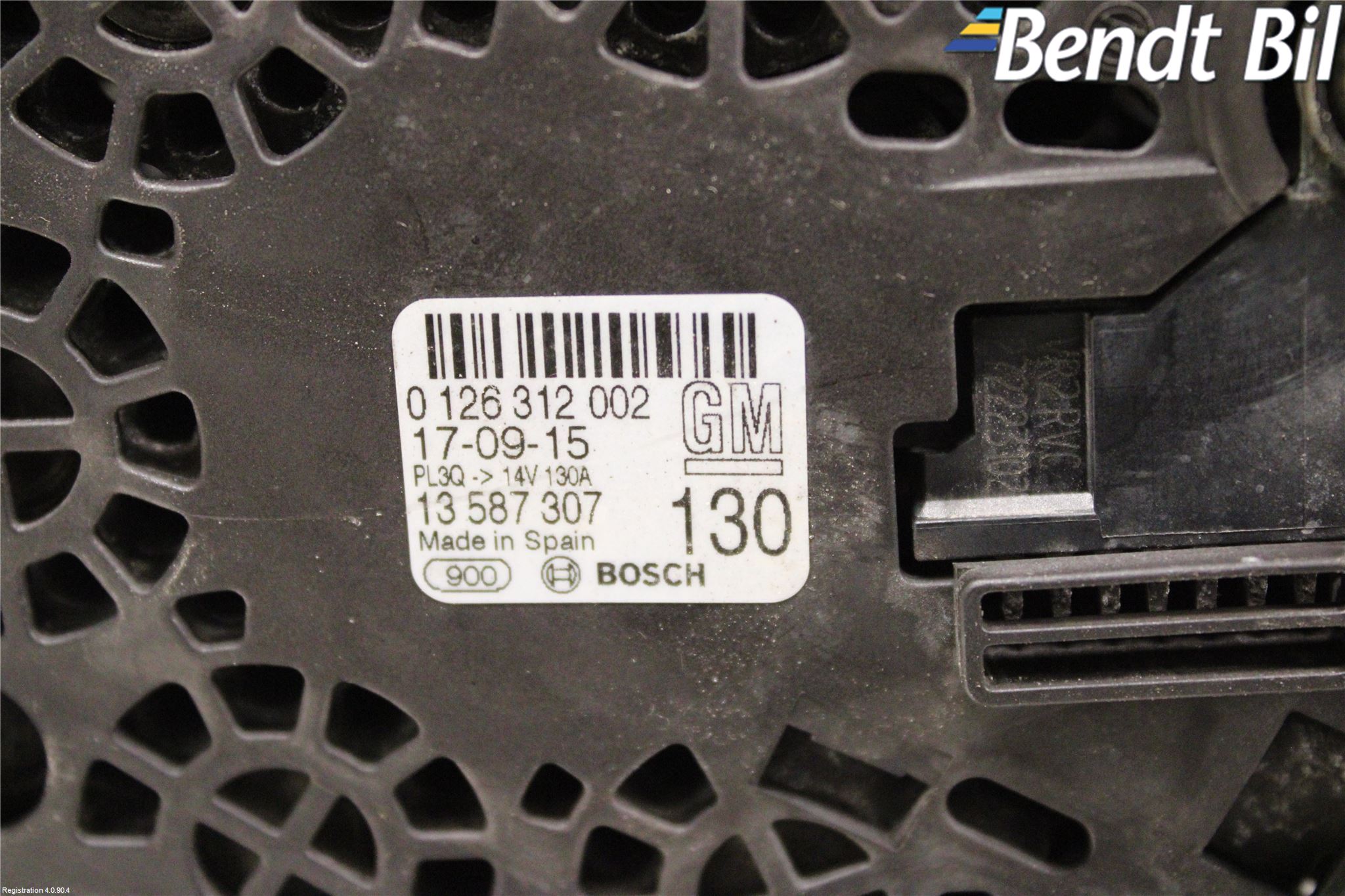 Opel ASTRA K 16-22 Generator