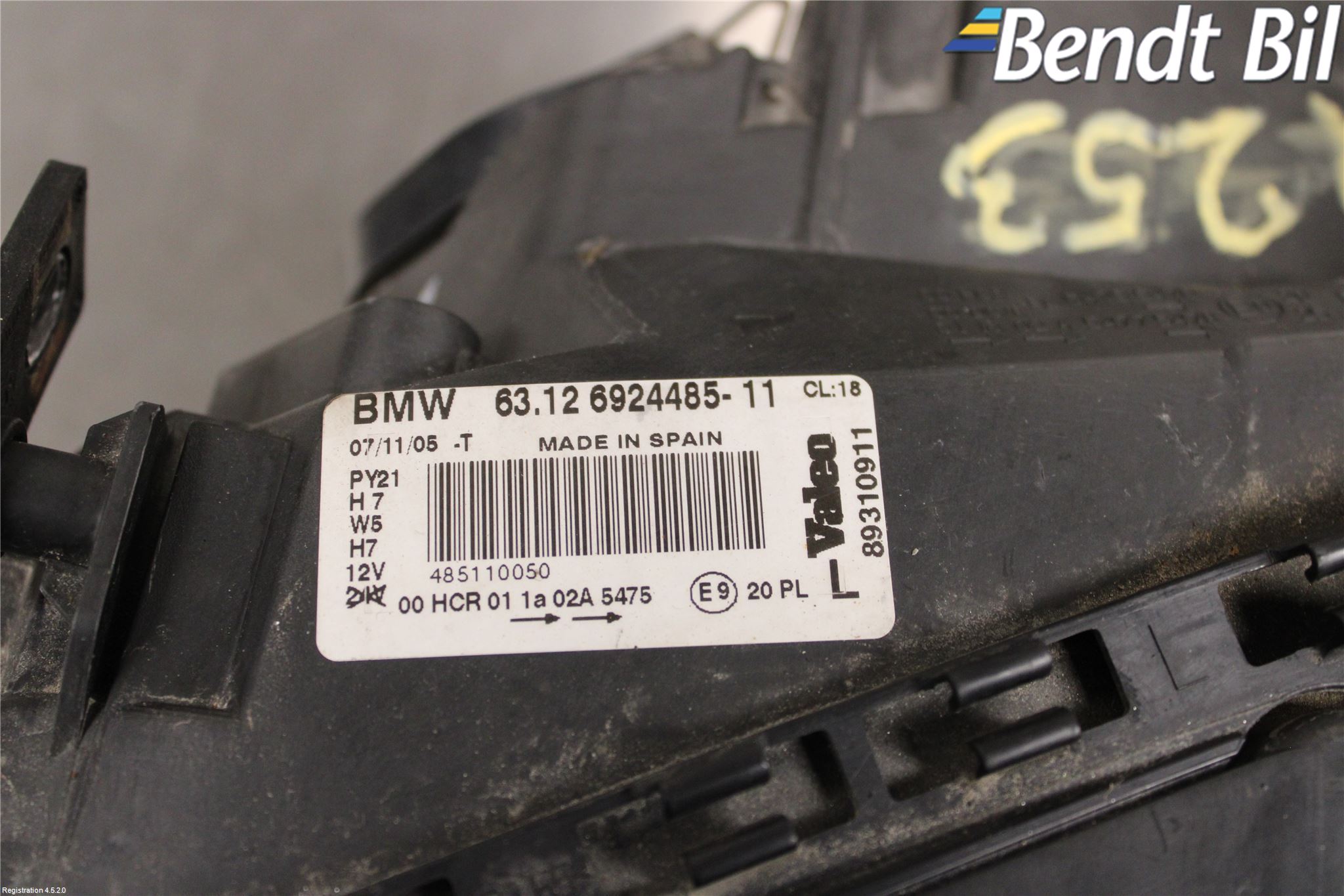 BMW 1 E87/81 5D/3D 03-11 Strålkastare Vänster