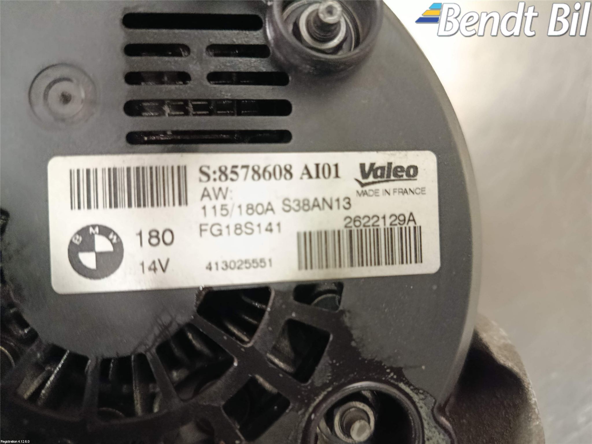 BMW 1 F20/F21 11-19 Generator