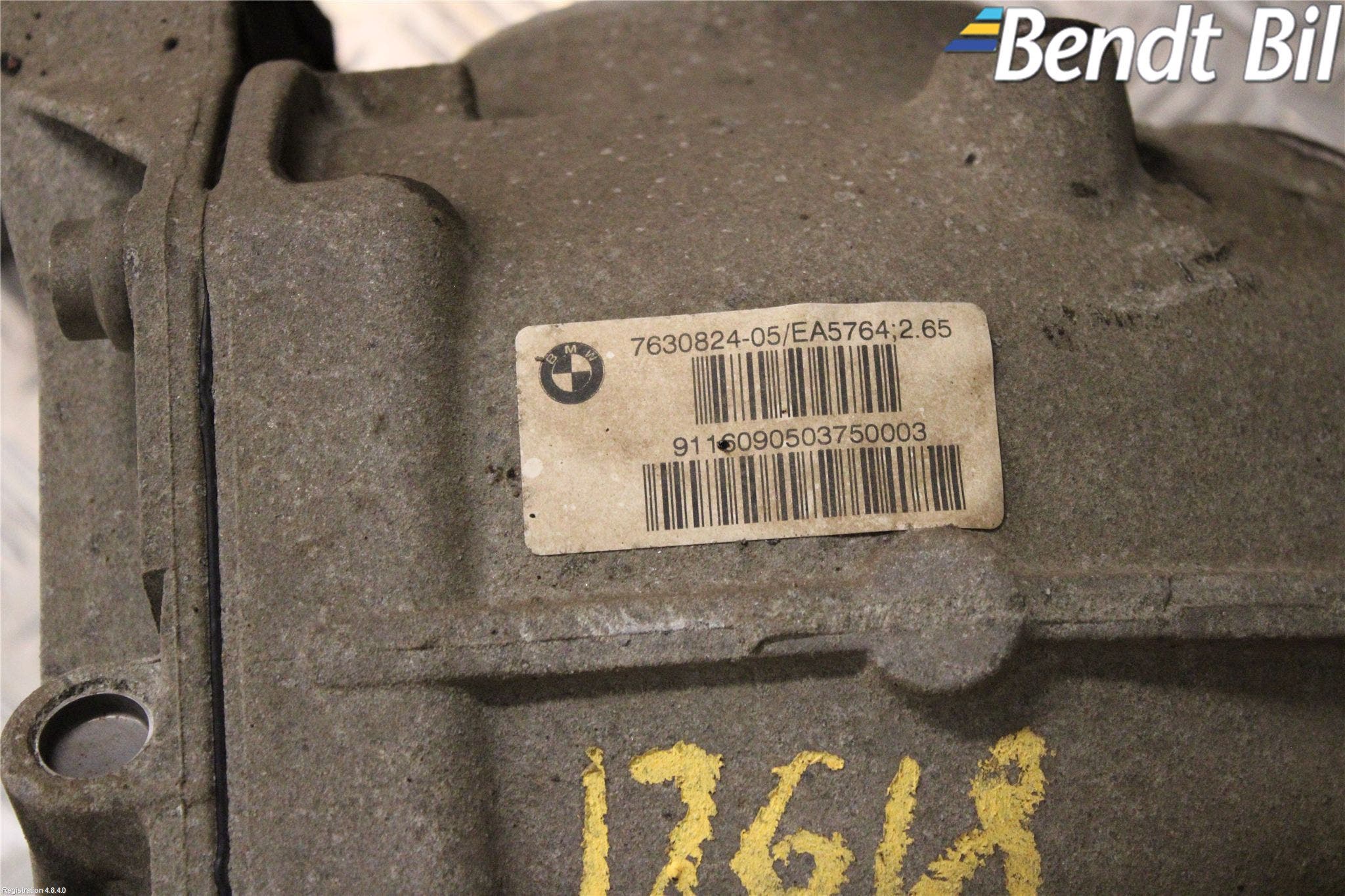 BMW 5 F10/F11/F18 09-17 Bakväxel-Diff