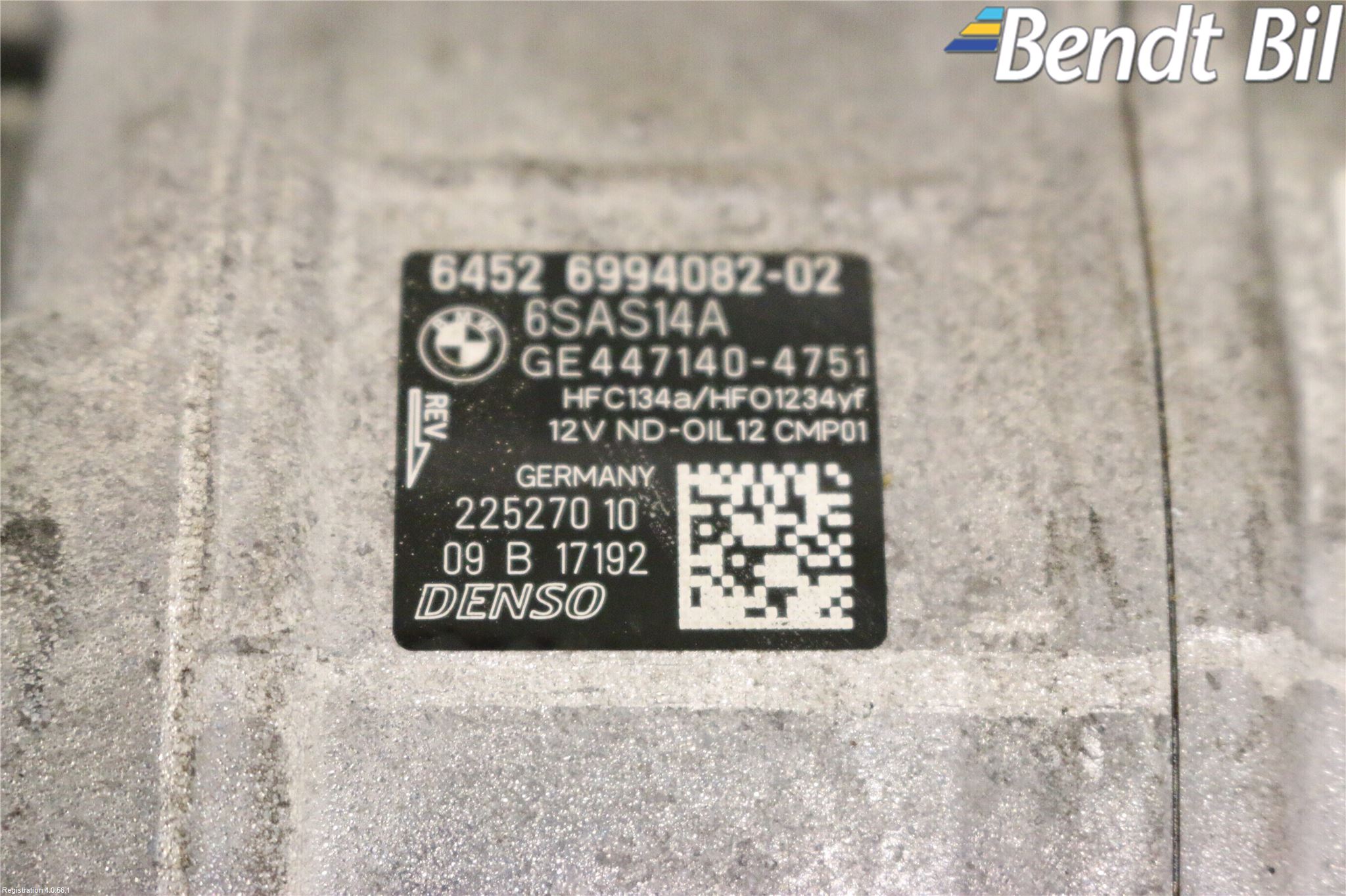 BMW X4 G02 18- Ac Kompressor