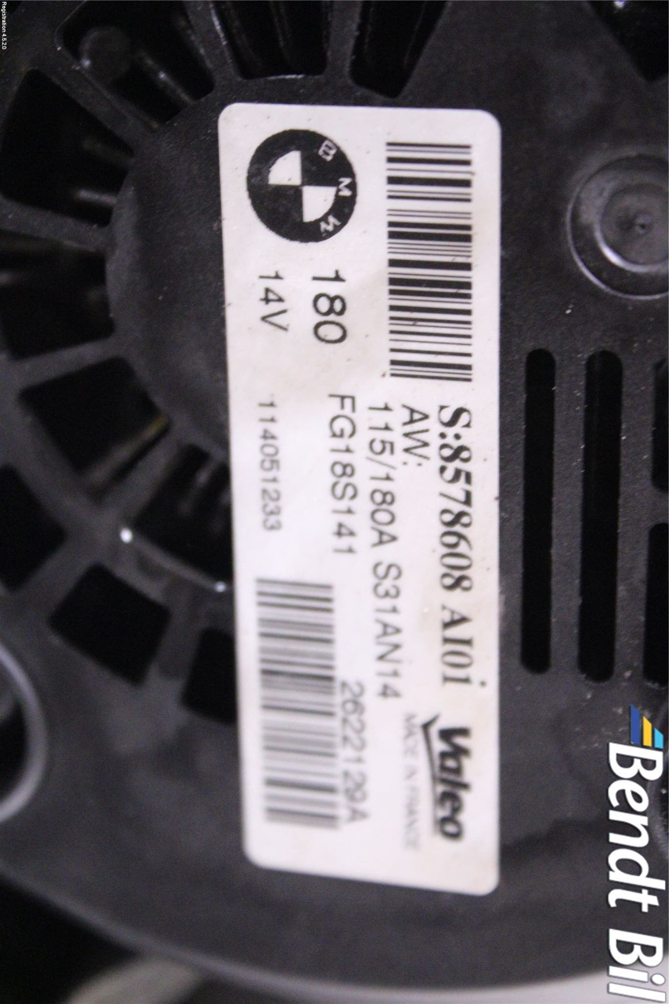BMW 3 F30/F31/F80 12-19 Generator