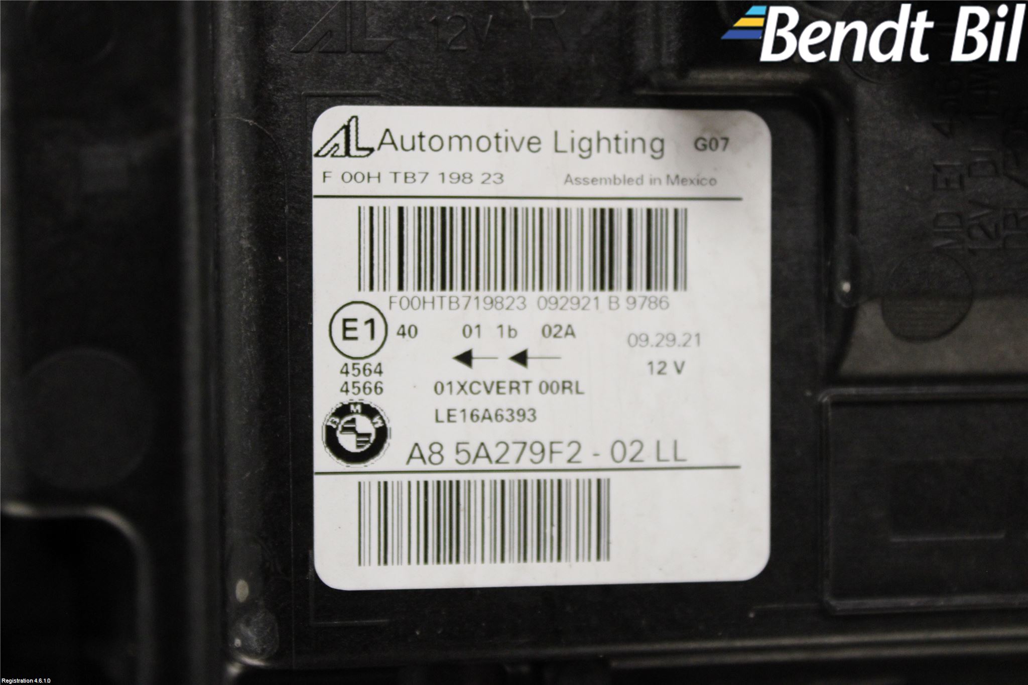 BMW X7 G07 19- Strålkastare Höger