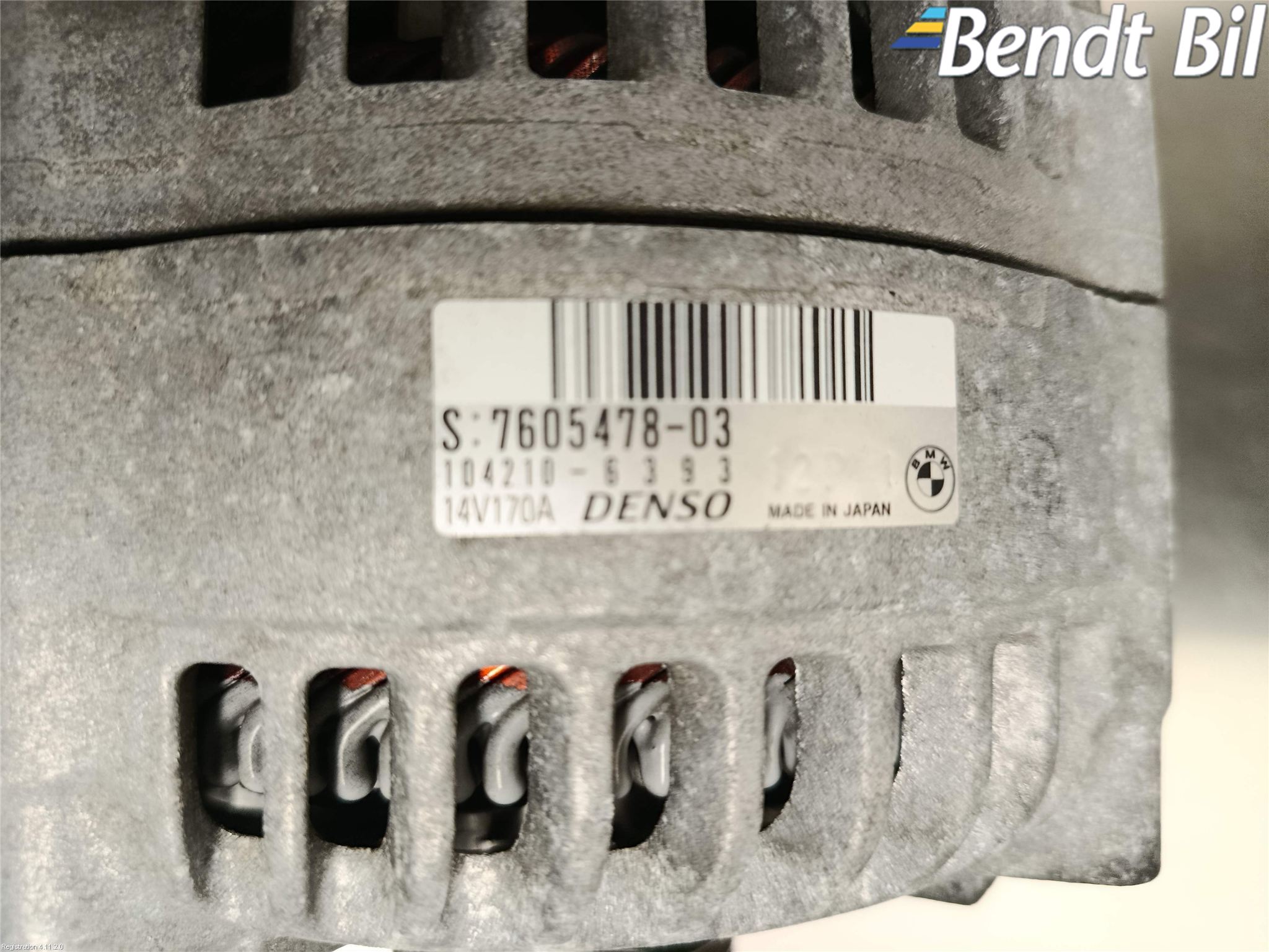 BMW 3 F30/F31/F80 12-19 Generator