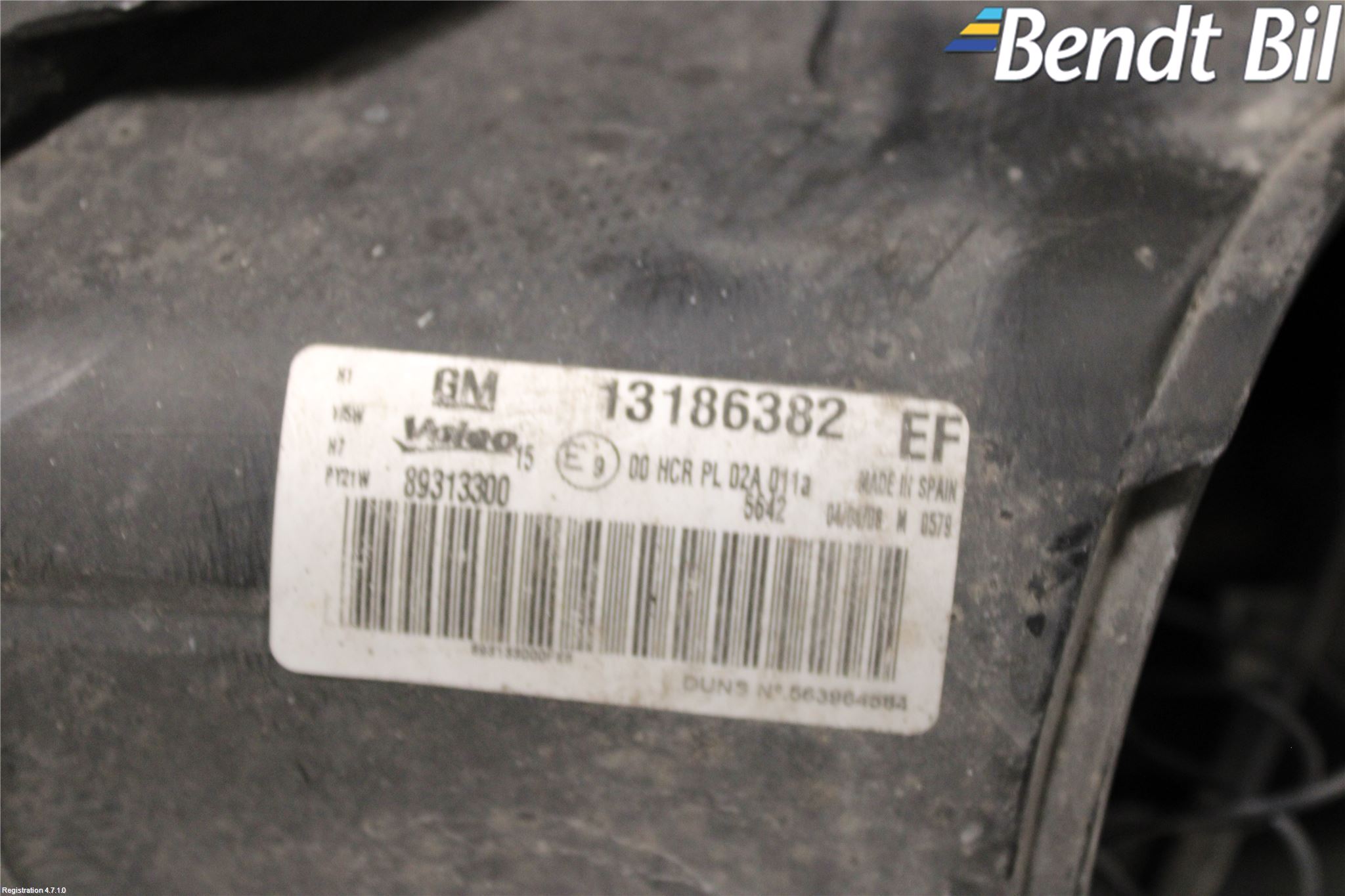 Opel CORSA D 07-14 Strålkastare Höger