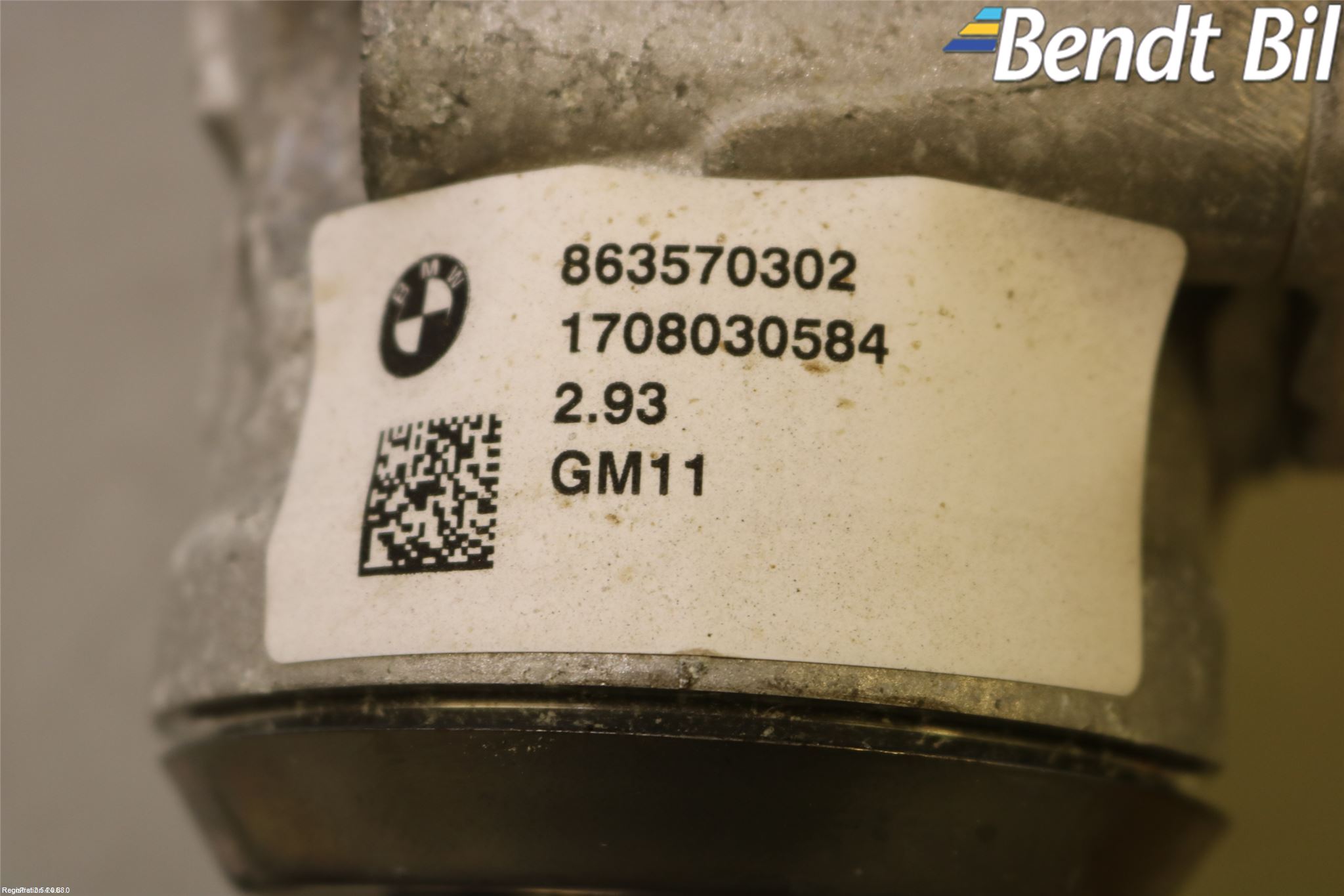 BMW 5 G30/G31/F90 17-23 Framvagn Diffrential