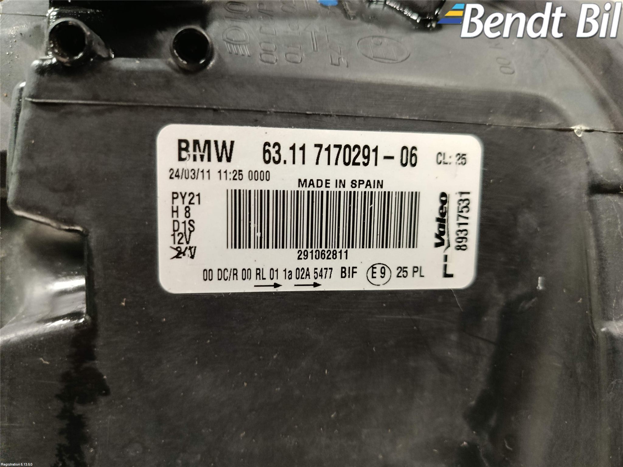 BMW 1 E87/81 5D/3D 03-11 Strålkastare Vänster