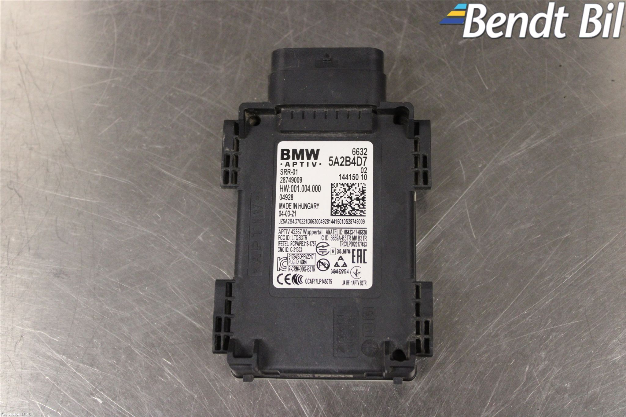 BMW 5 G30/G31/F90 17-23 Sensor Aktivt Kollisionsskydd