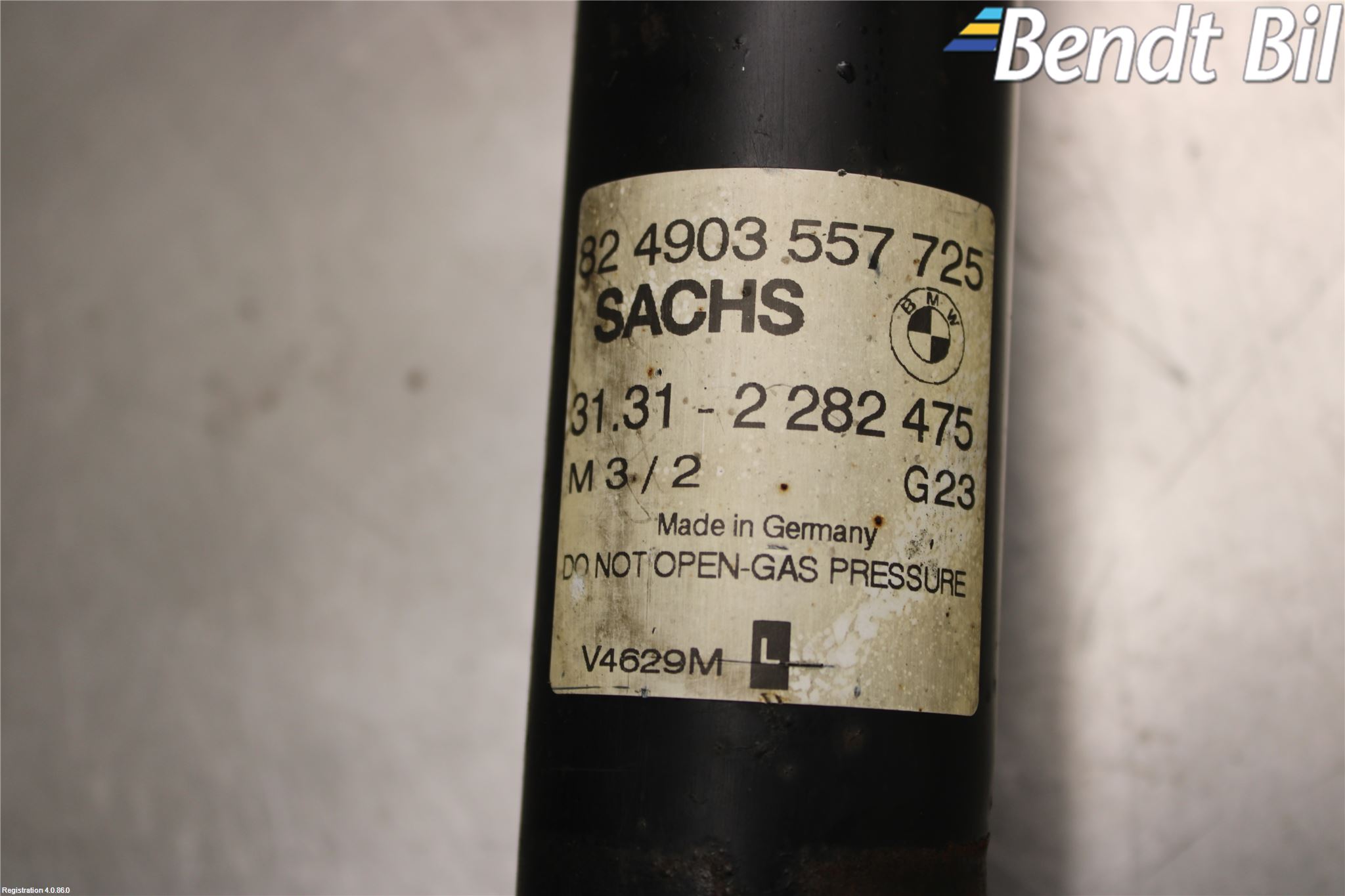 BMW 3 E46      98-05 Fjäderben Fram Vänster