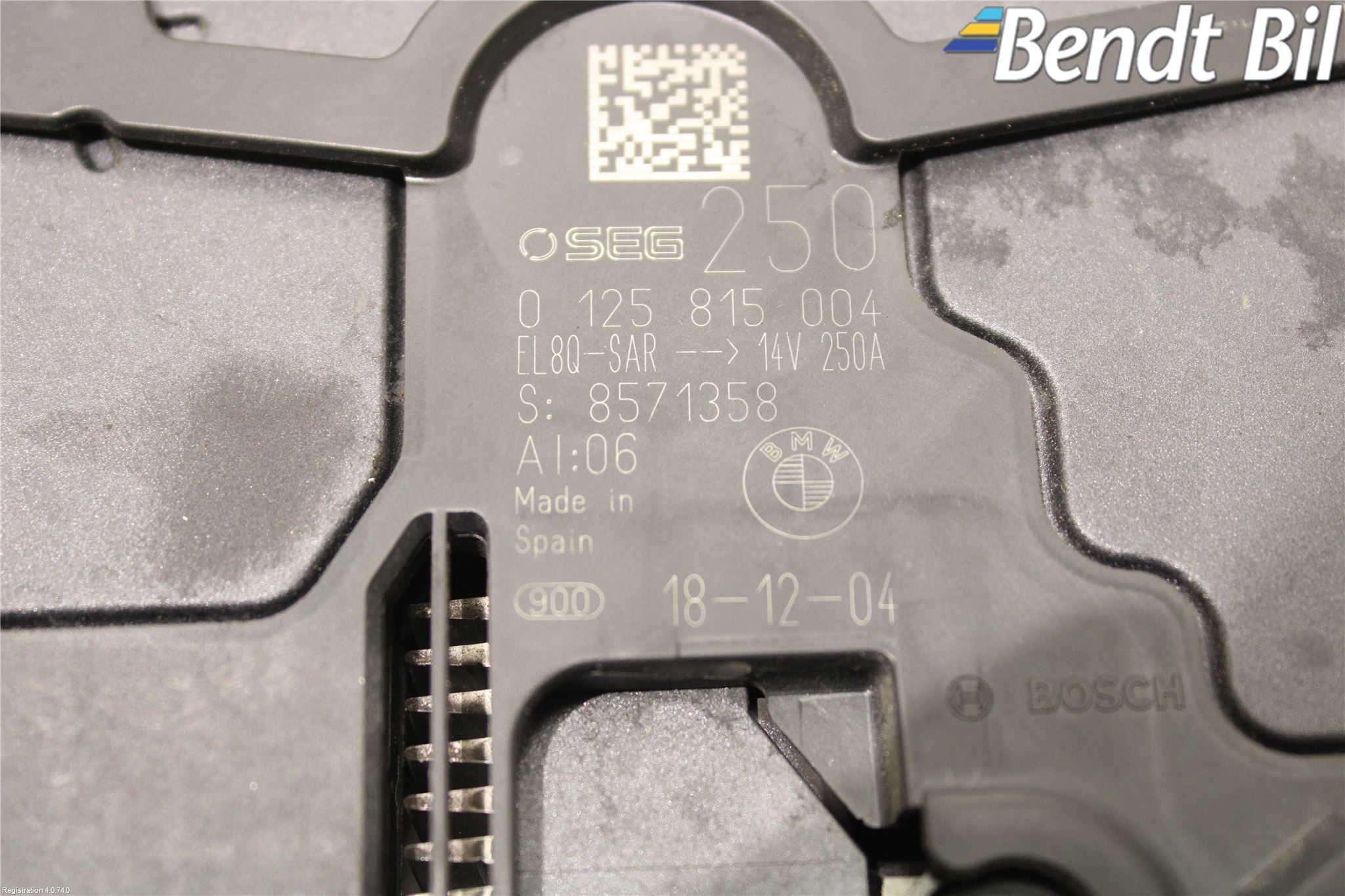 BMW X5 G05 18- Generator