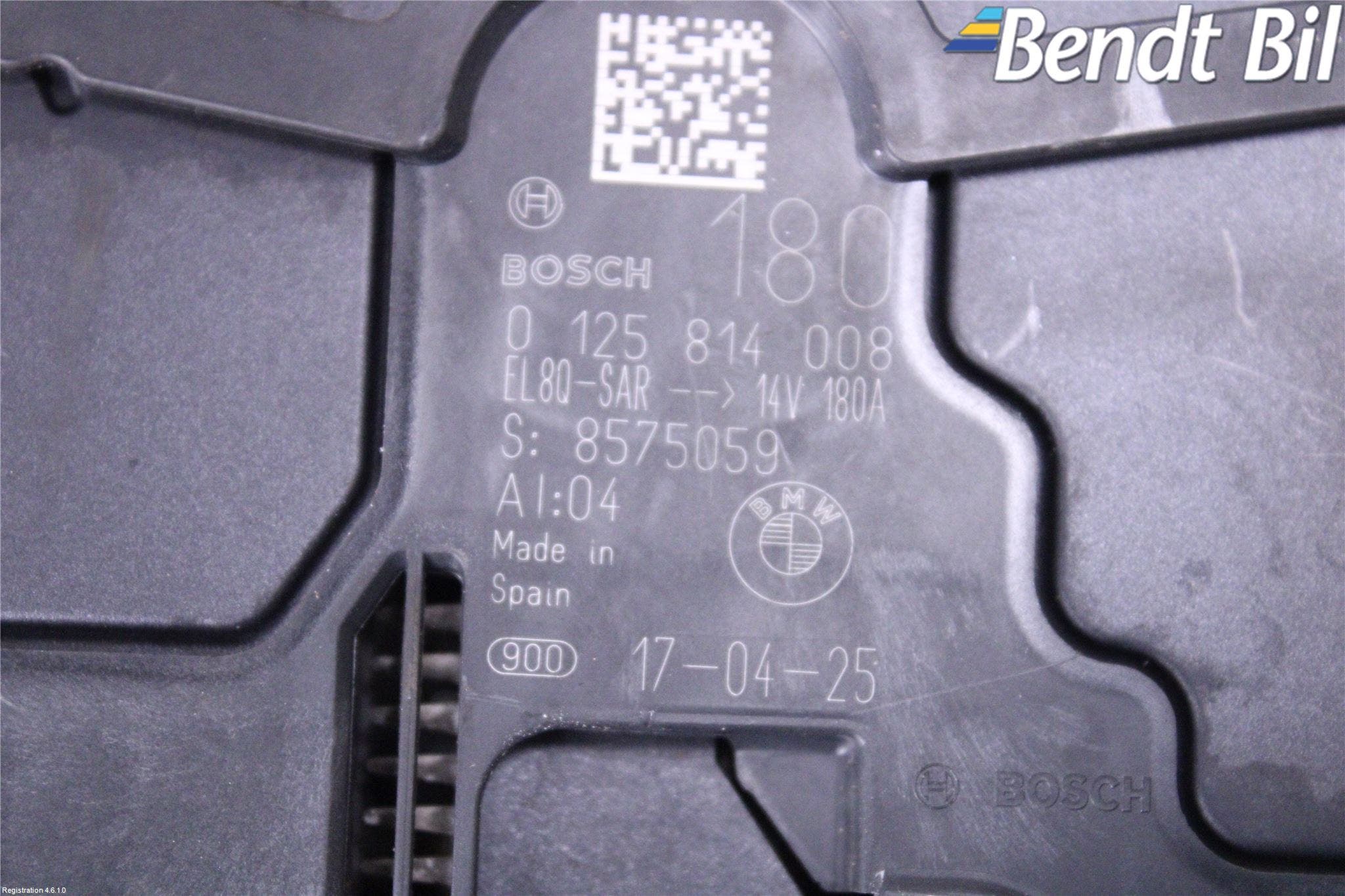 BMW 5 G30/G31/F90 17-23 Generator