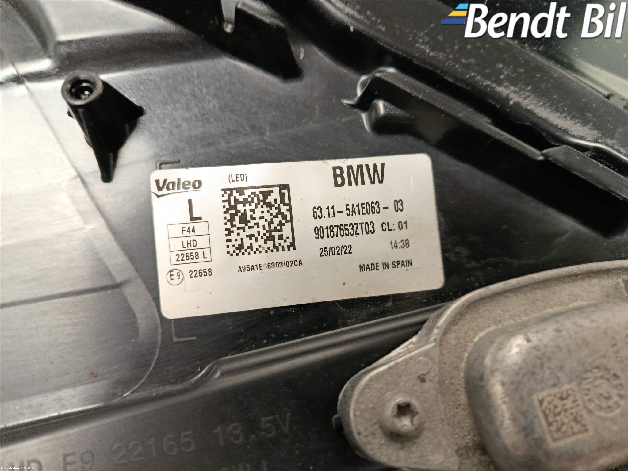 BMW 2 F44 Gran Coupé 19-23 Strålkastare Vänster