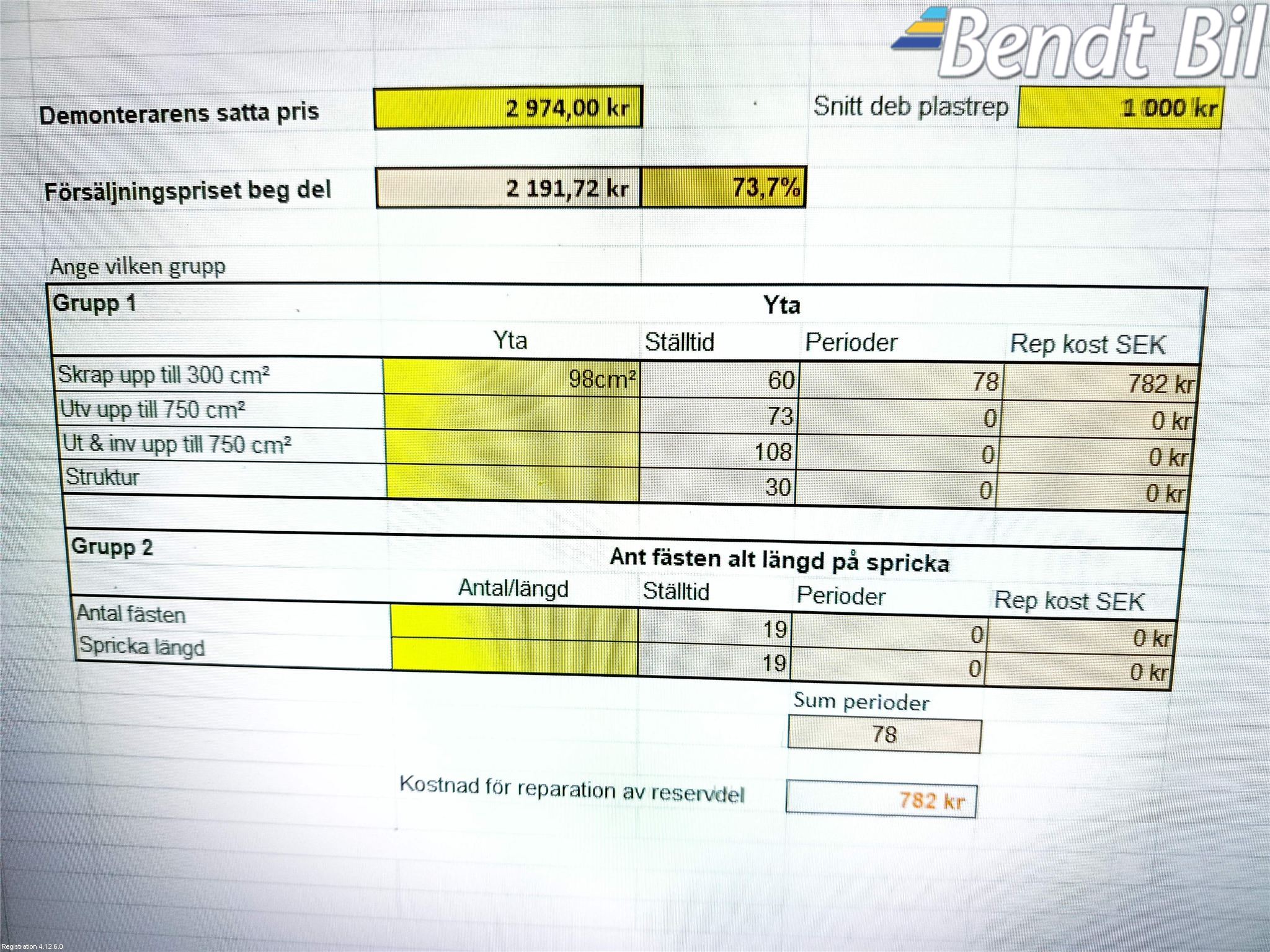 BMW 1 F20/F21 11-19 Stötfångarbeklädnad Bak
