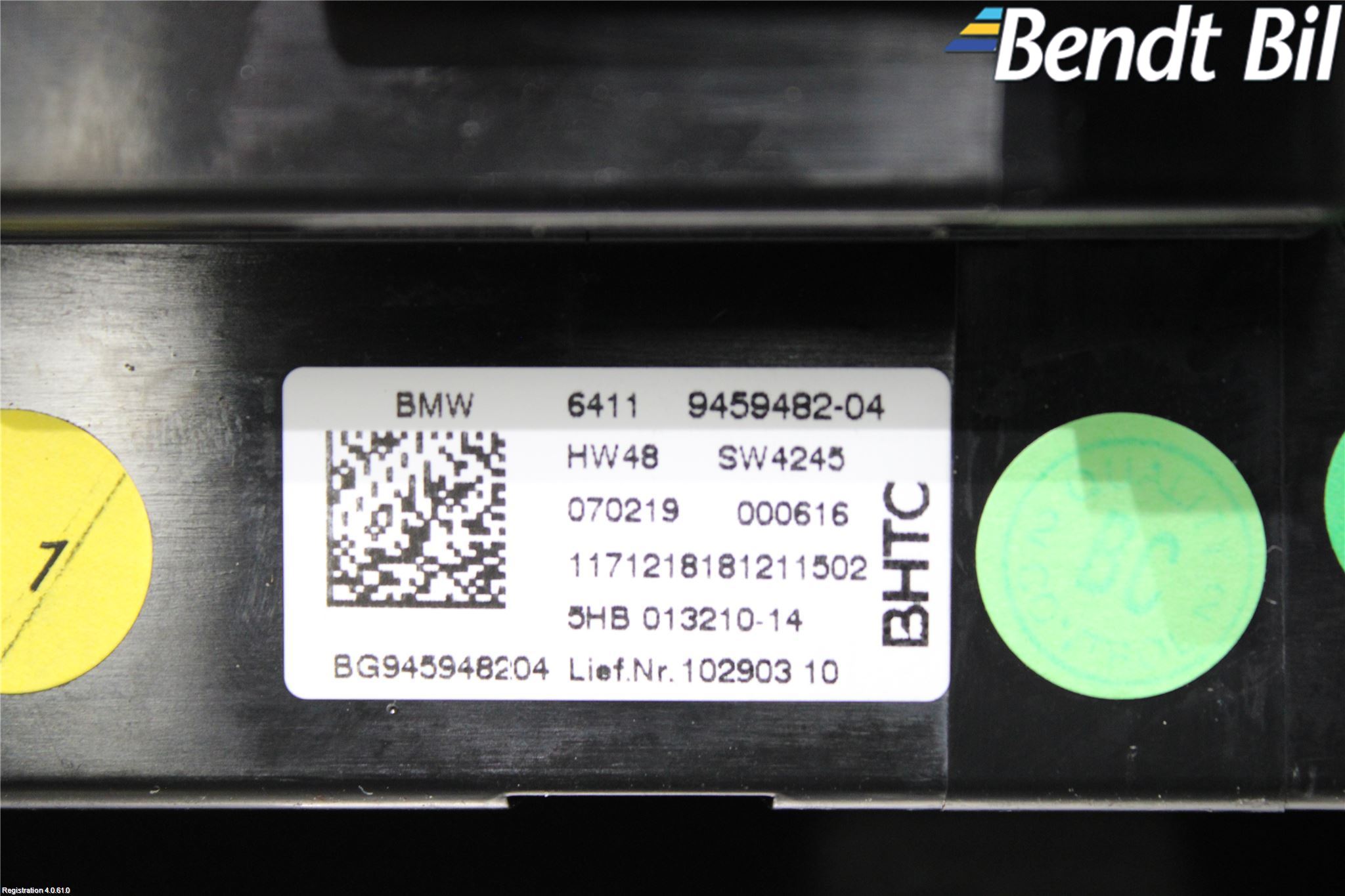 BMW 3 G20/G21/G80/G81 19- Ac Styrenhet Ac Manöveren