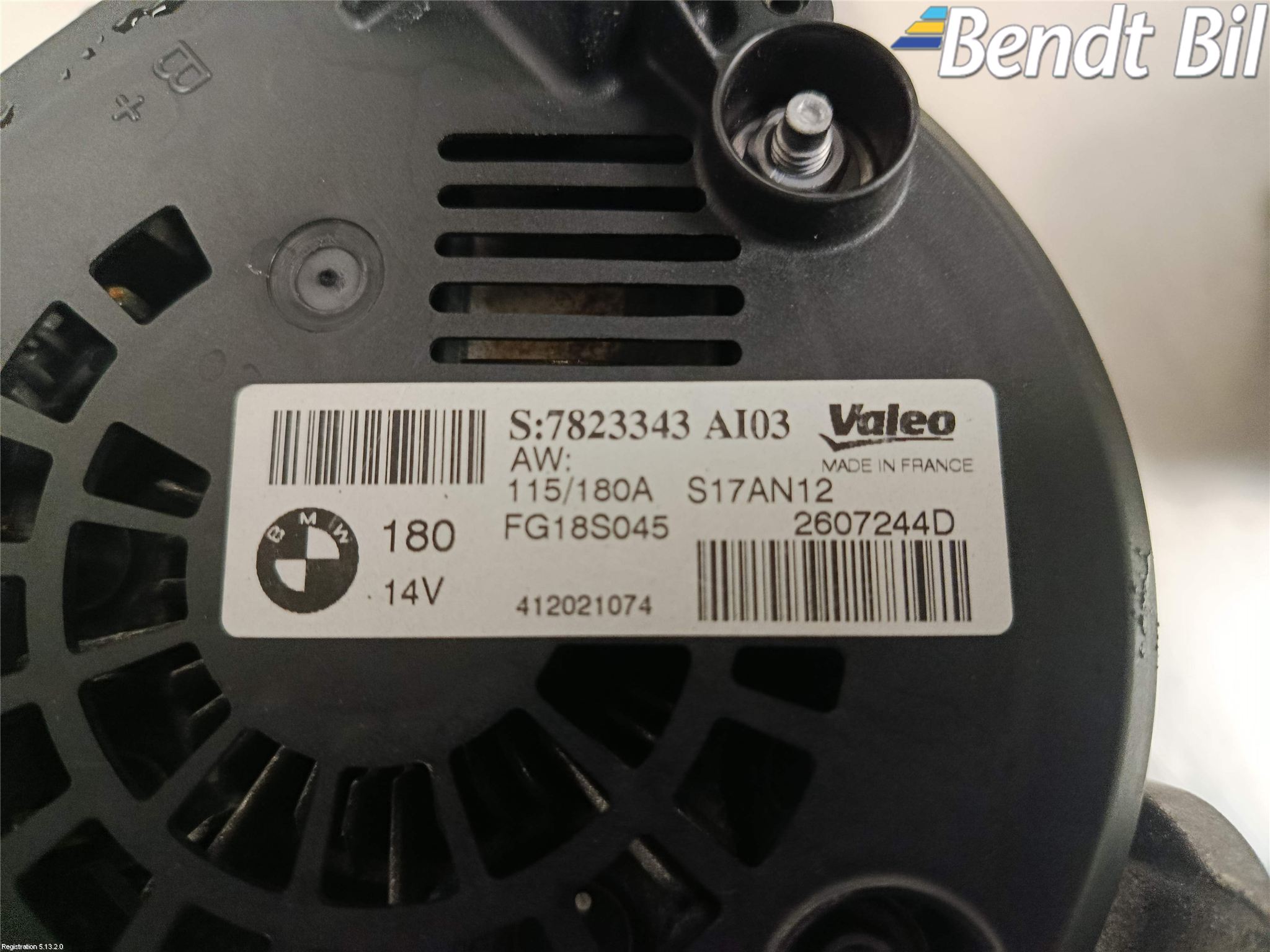 BMW 1 F20/F21 11-19 Generator