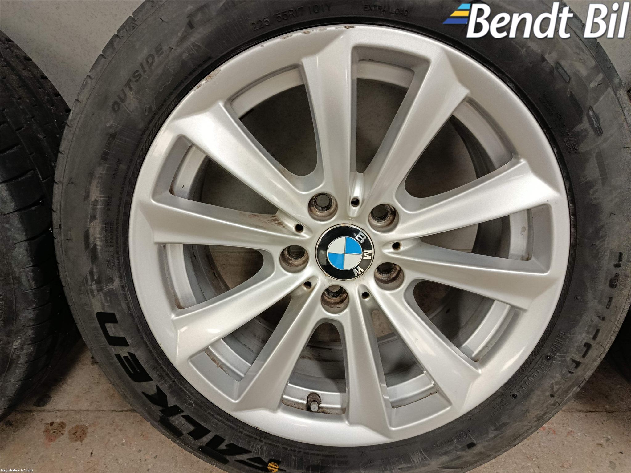 BMW 5 F10/F11/F18 09-17 Sommardäck Alumfälg 4St