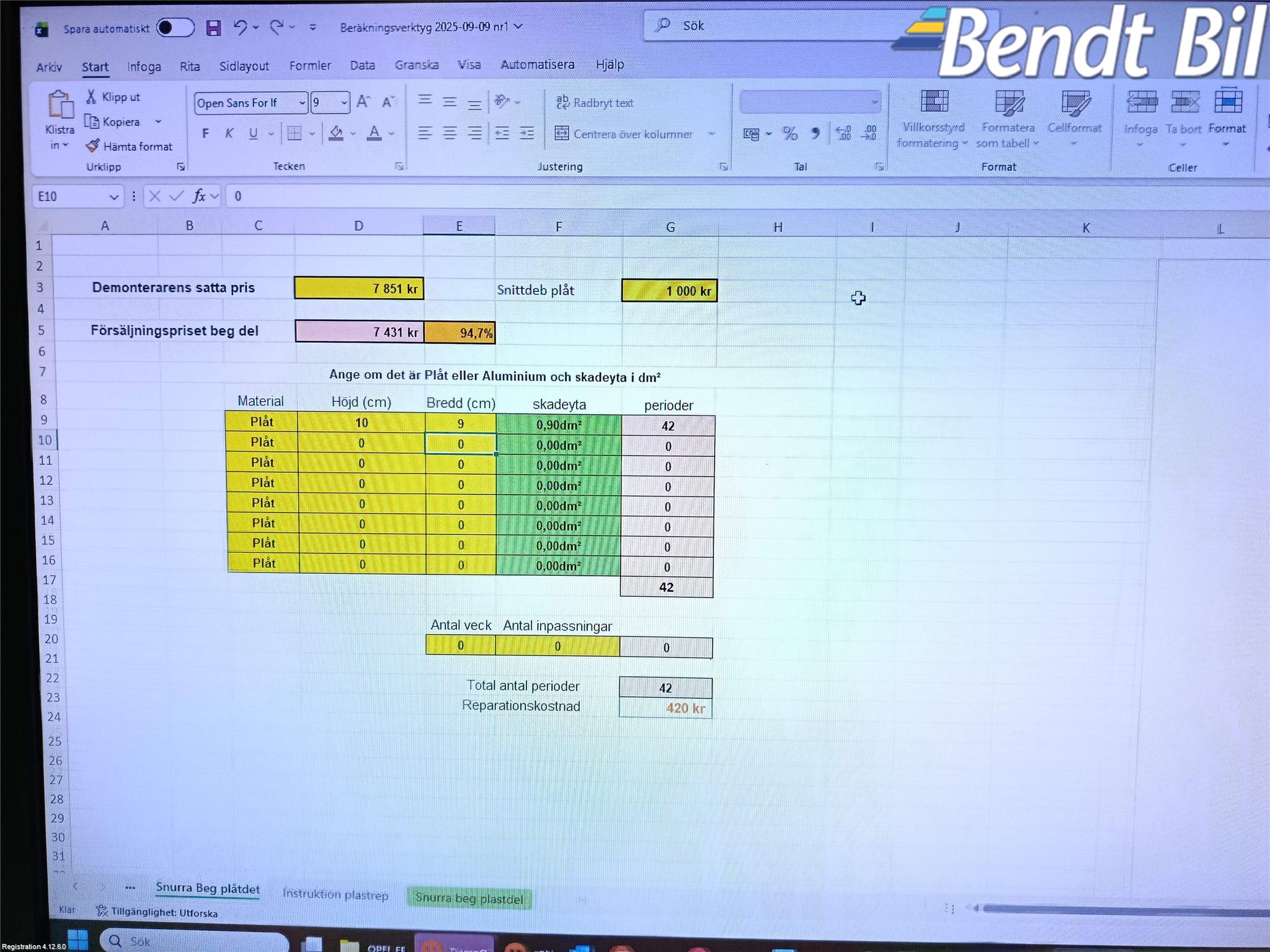 Opel COMBO D 12-18 Dörr Bak Van-Skåp Vänster