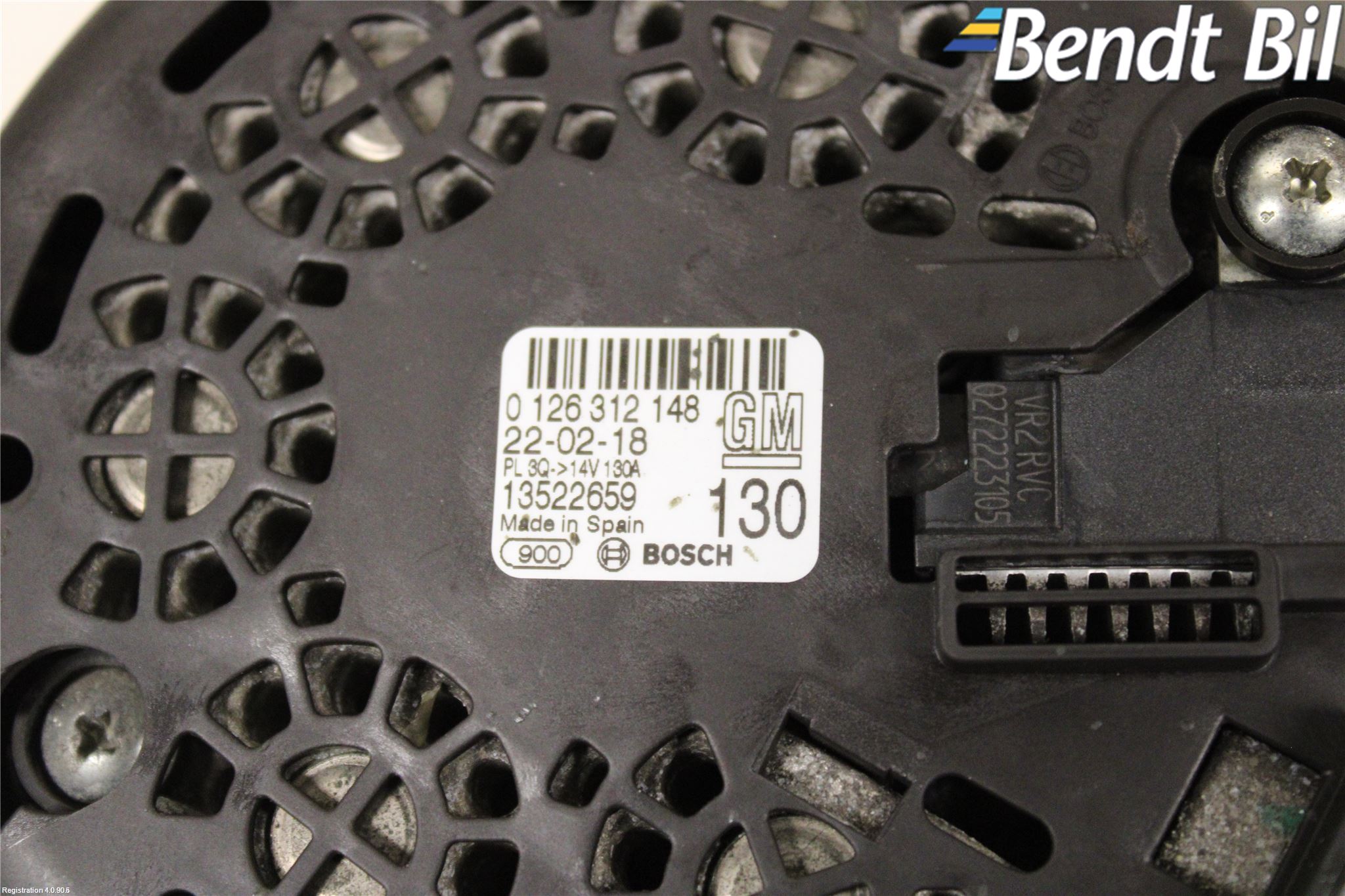 Opel ASTRA K 16-22 Generator