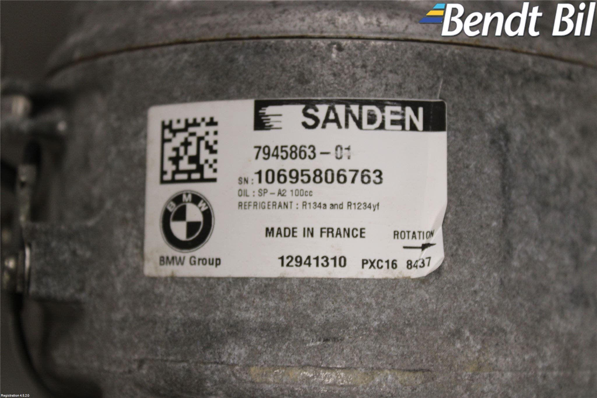 BMW 5 G30/G31/F90 17-23 Ac Kompressor