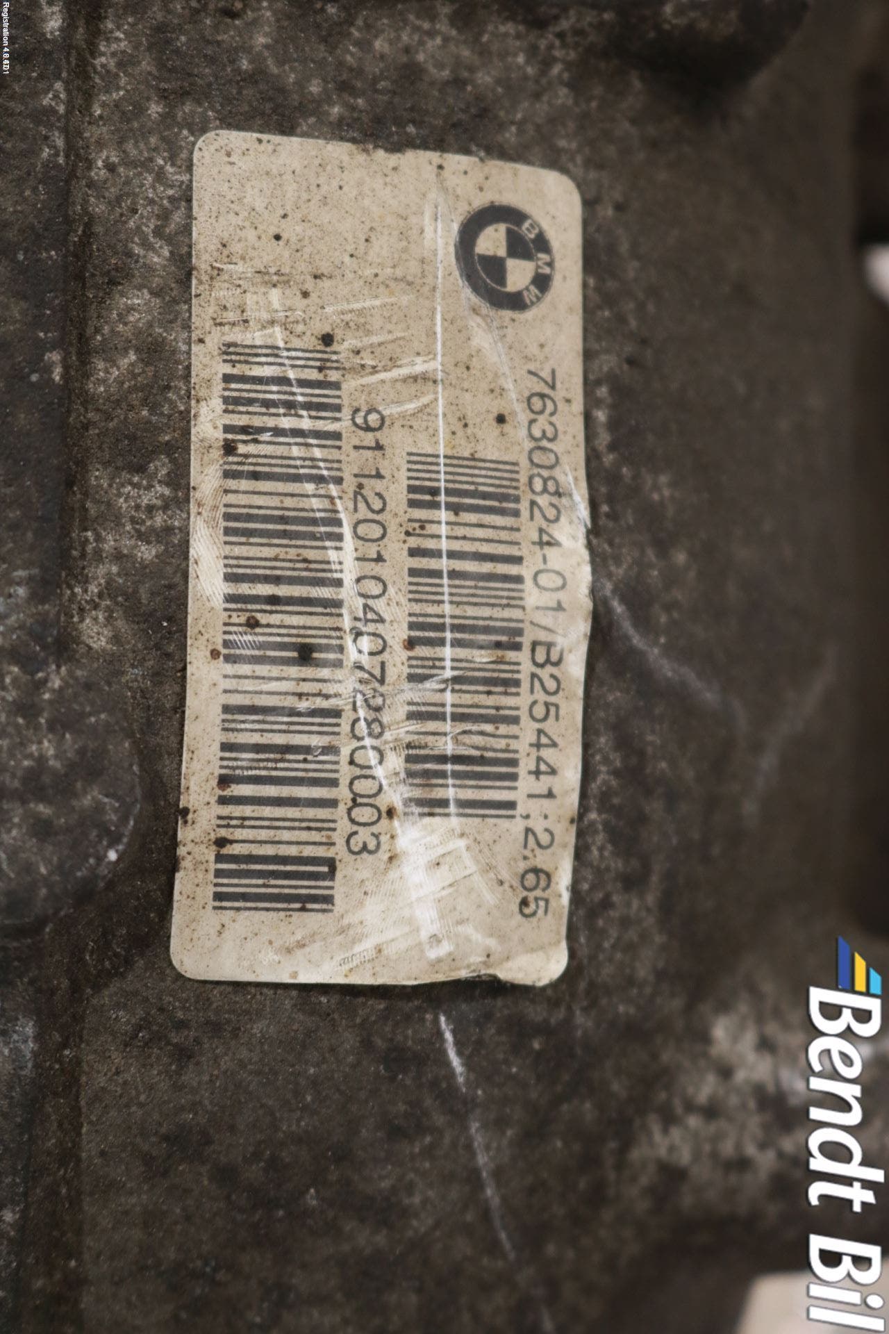 BMW 5 F10/F11/F18 09-17 Bakväxel-Diff