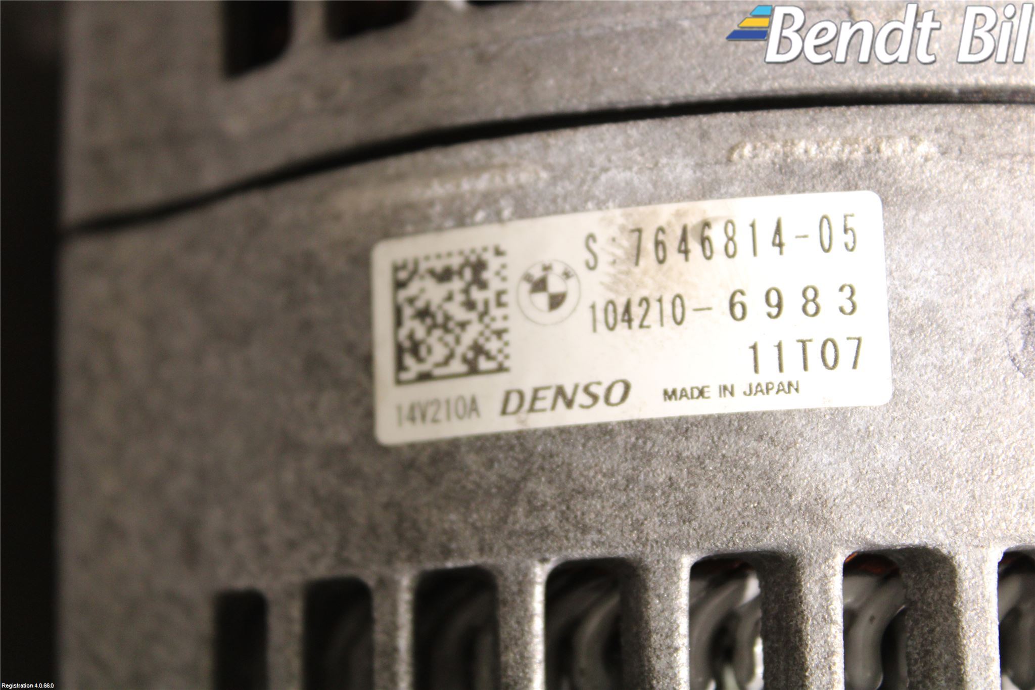 BMW 5 F10/F11/F18 09-17 Generator