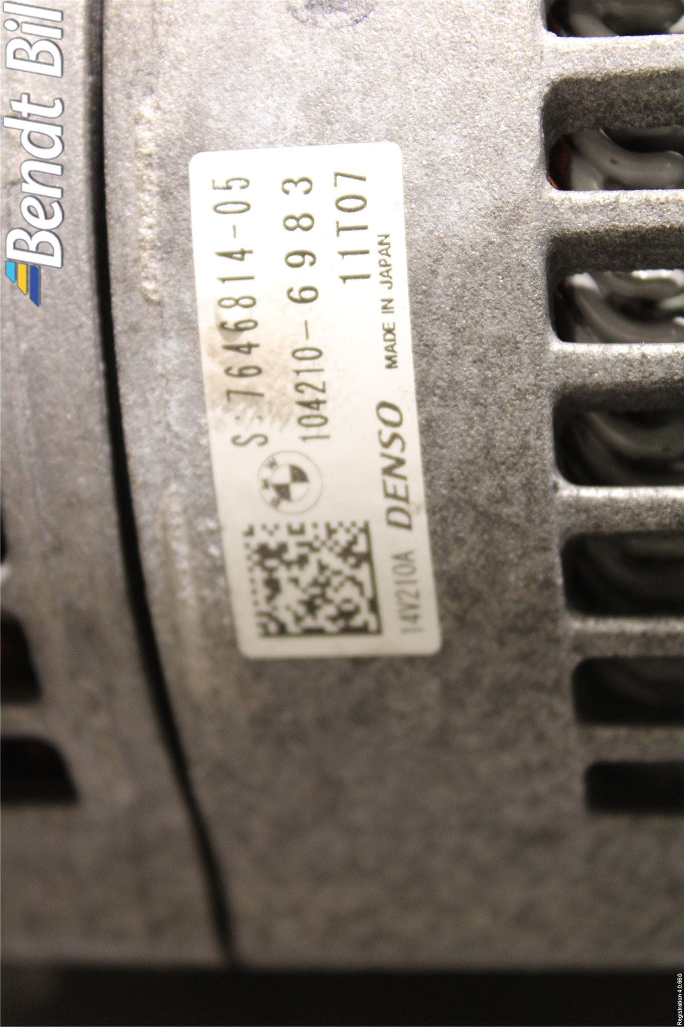 BMW 5 F10/F11/F18 09-17 Generator