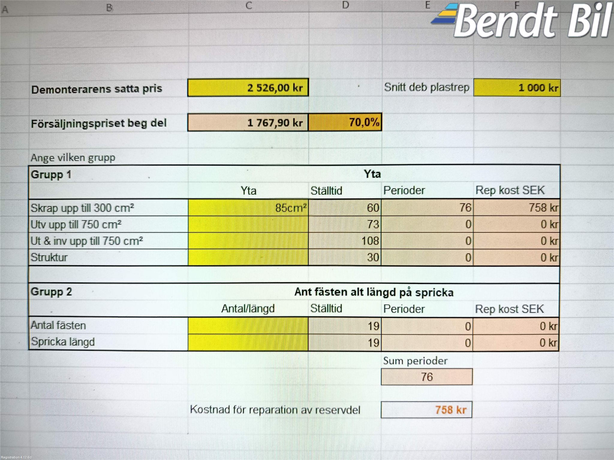 BMW 1 E87/81 5D/3D 03-11 Stötfångarbeklädnad Fram