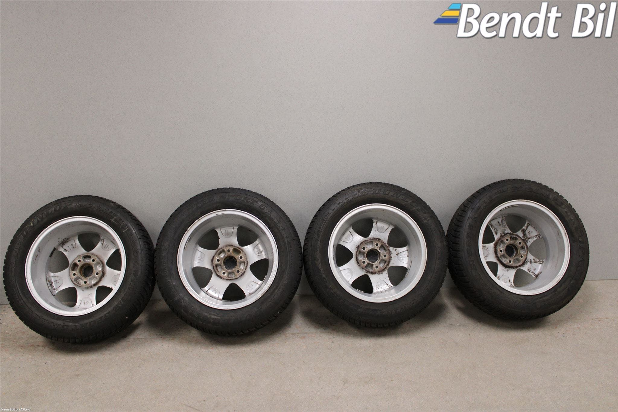 Saab 9-5 -05 Vinterdäck Alumfälg 4St