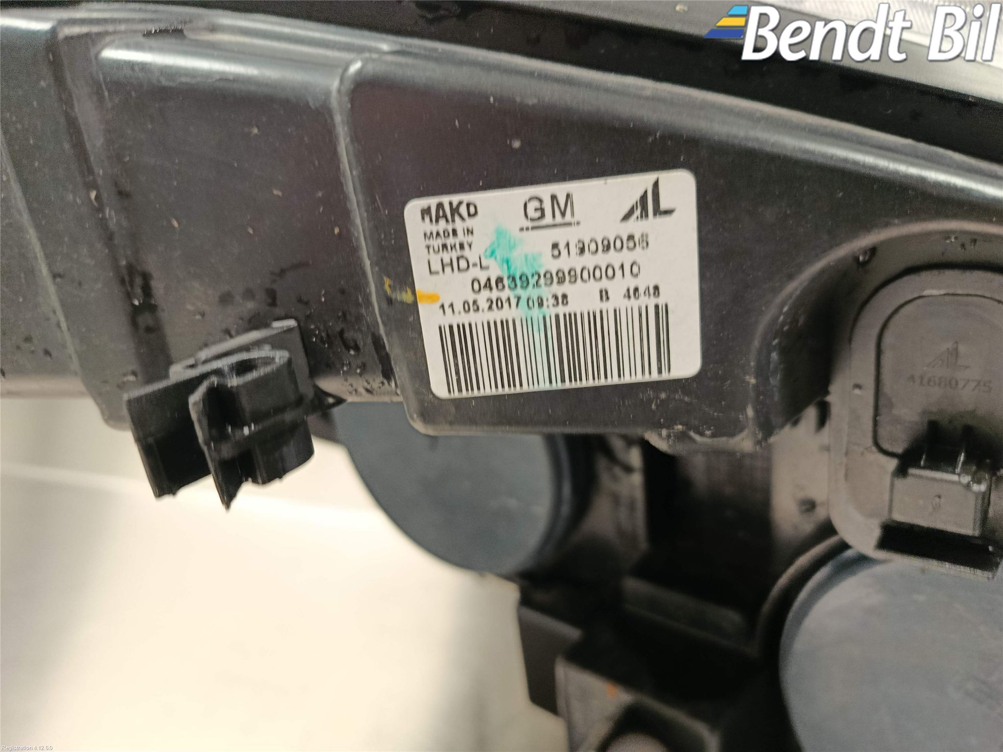 Opel COMBO D 12-18 Strålkastare Vänster