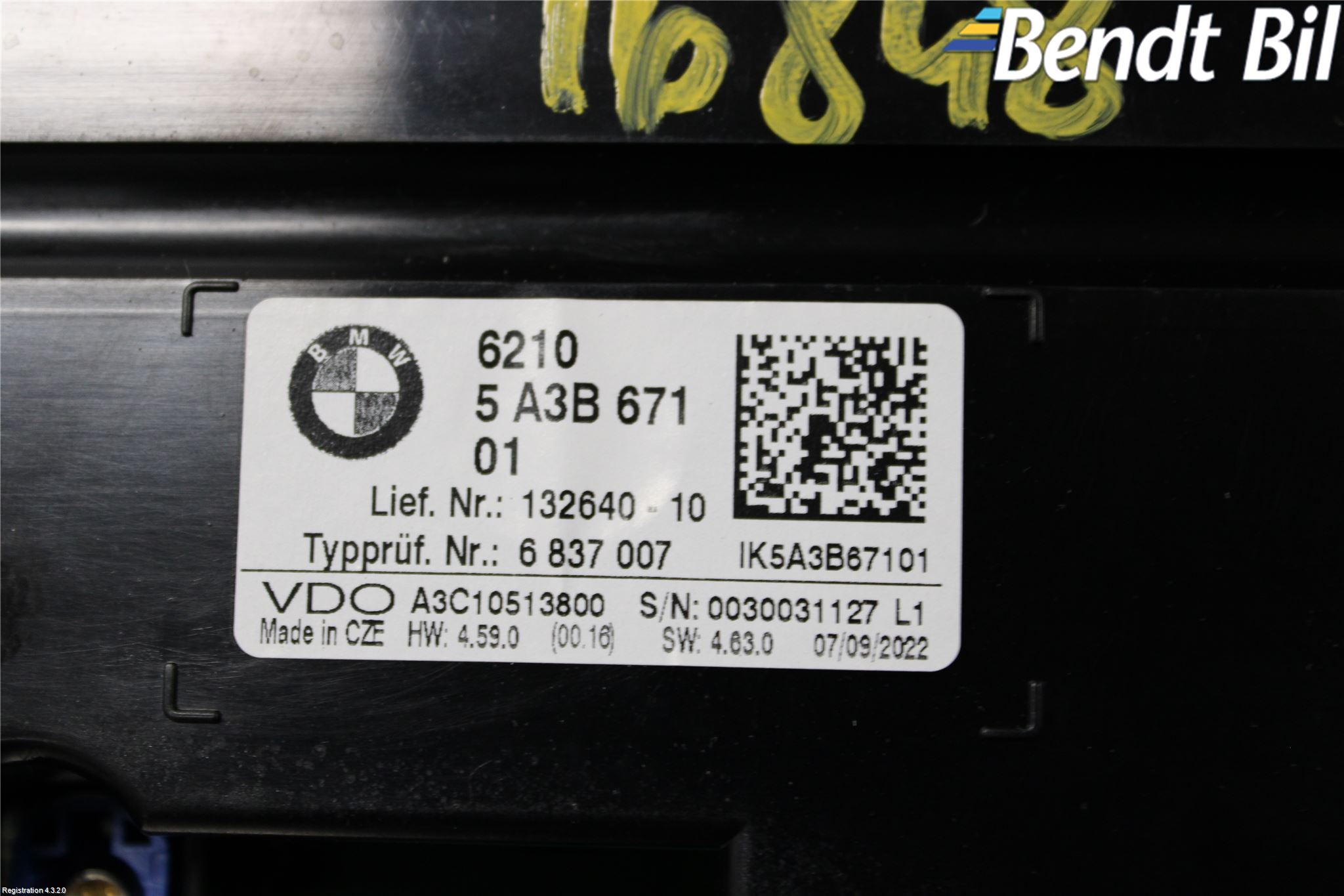 BMW X2 F39 18-23 Instrument Komb